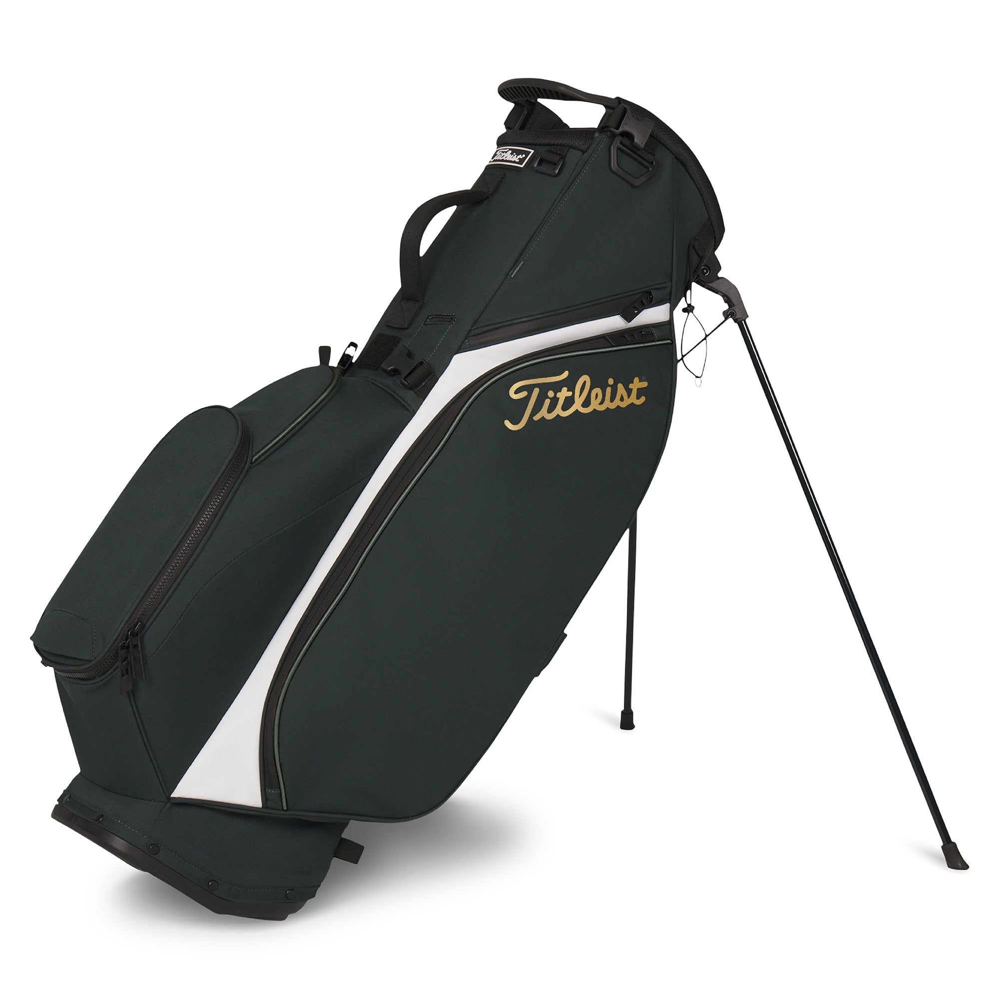 Titleist Players S4 Tee Time Edition Golf Stand Bag - Pine, White & Gold