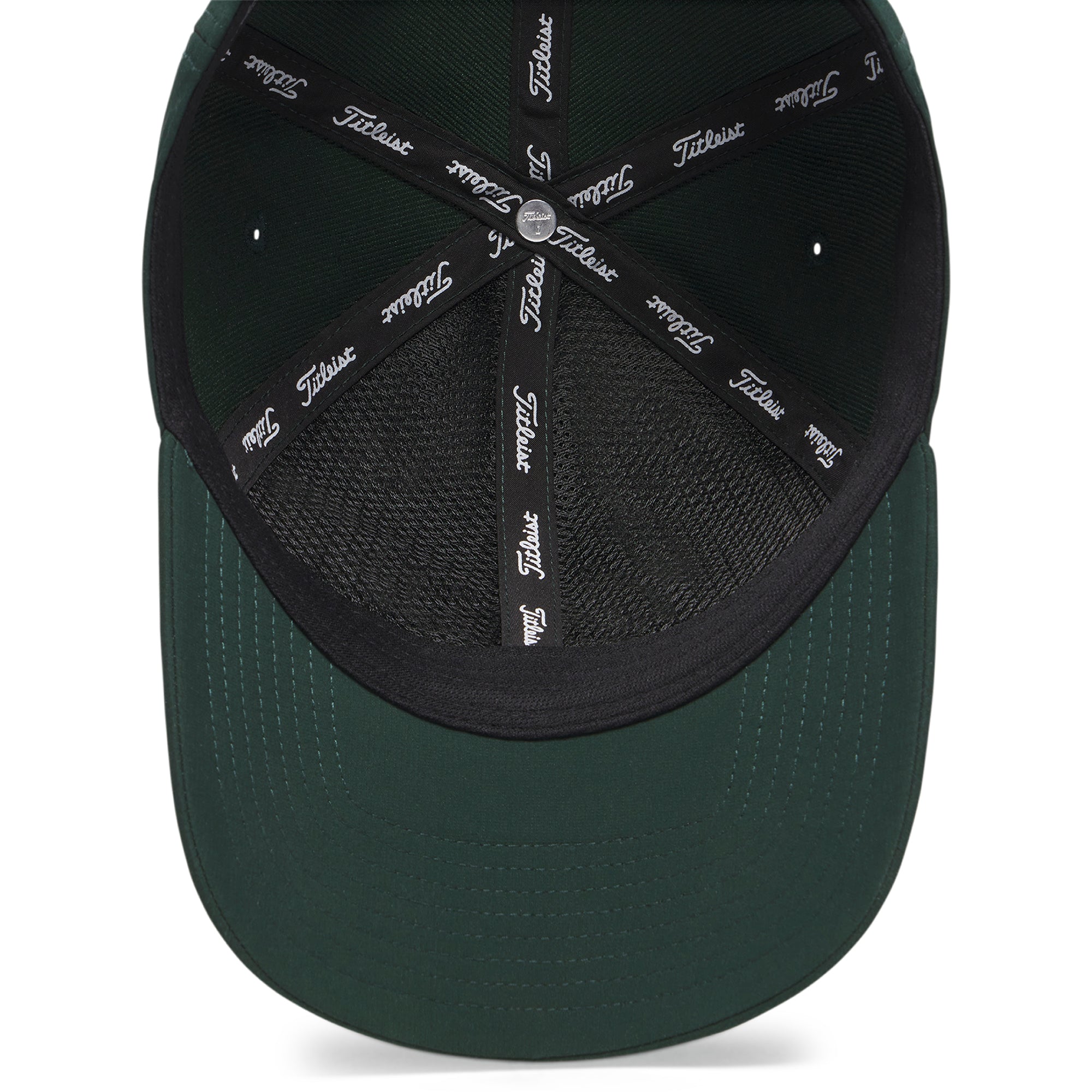 Titleist Montauk Lightweight Tee Time Edition Golf Cap - Pine, White & Gold