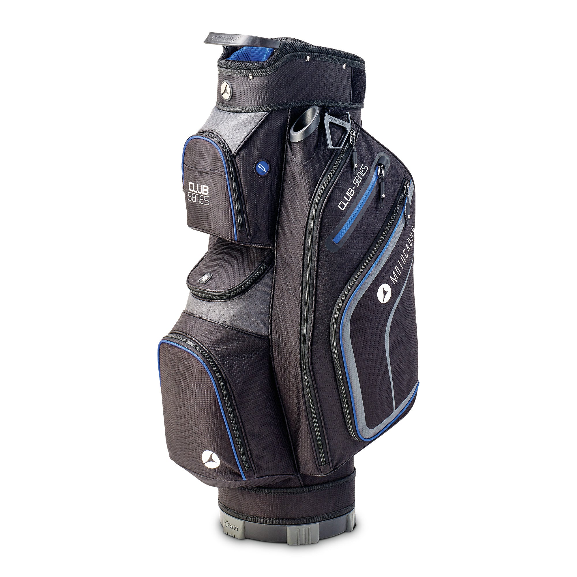 Motocaddy Club Series Golf Cart Bag - Black & Blue