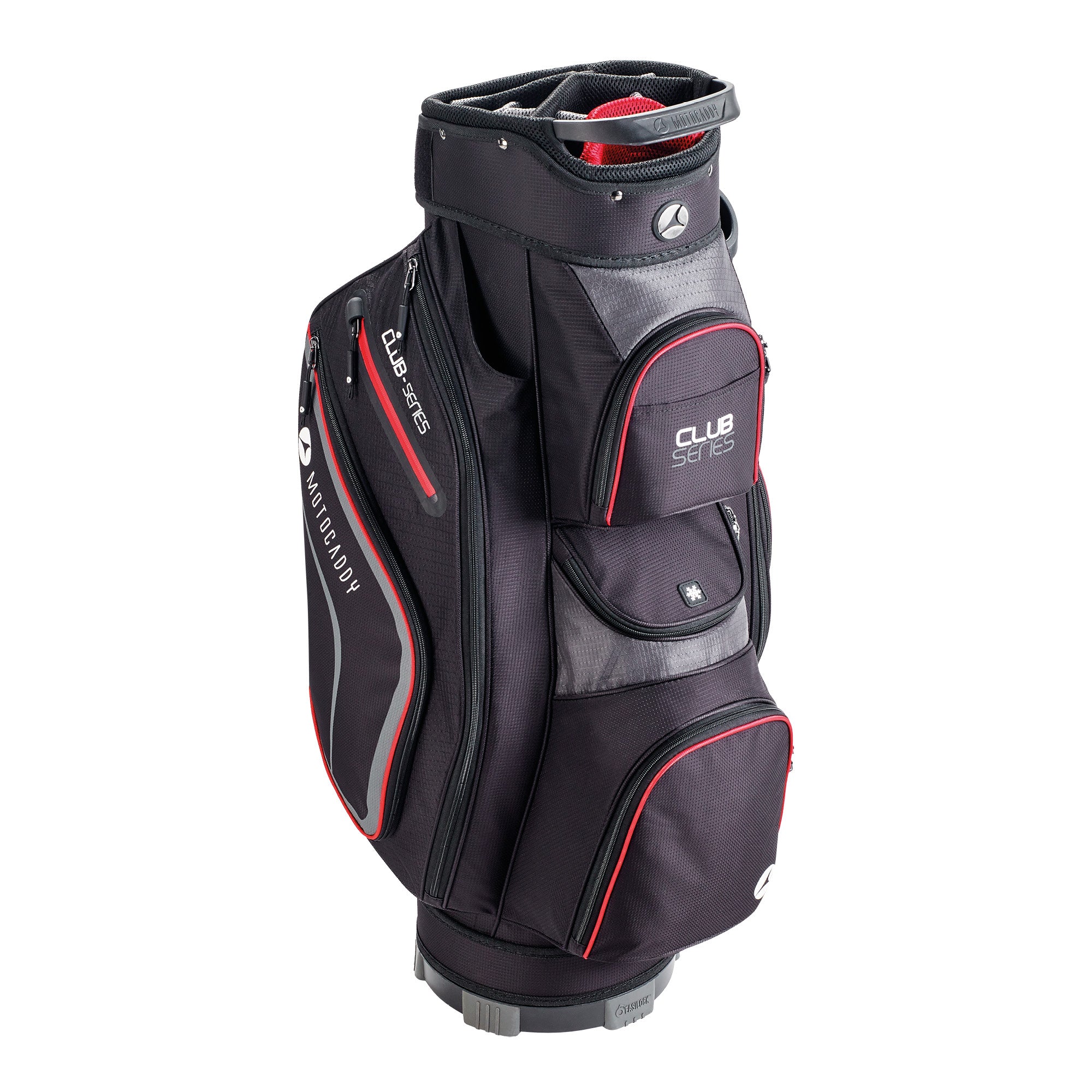 Motocaddy Club Series Golf Cart Bag - Black & Red