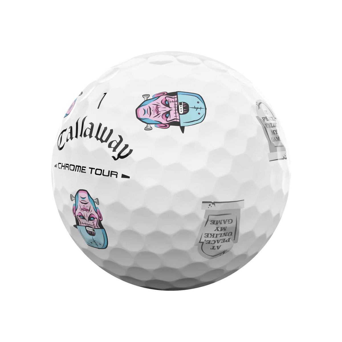 Callaway Chrome Tour Limited Edition Truvis Halloween Golf Balls