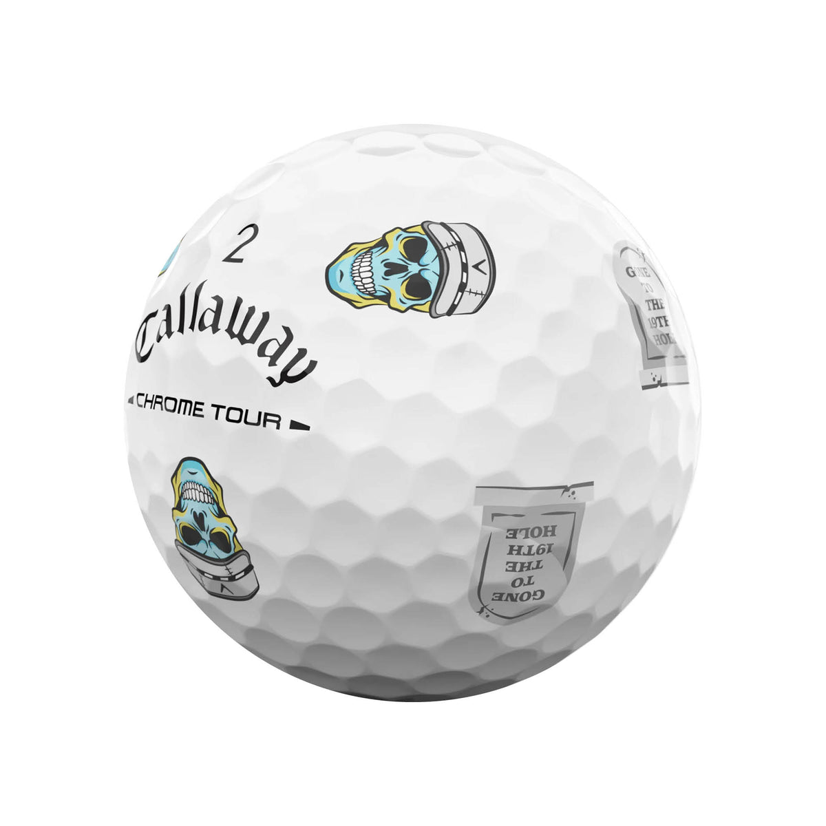 Callaway Chrome Tour Limited Edition Truvis Halloween Golf Balls