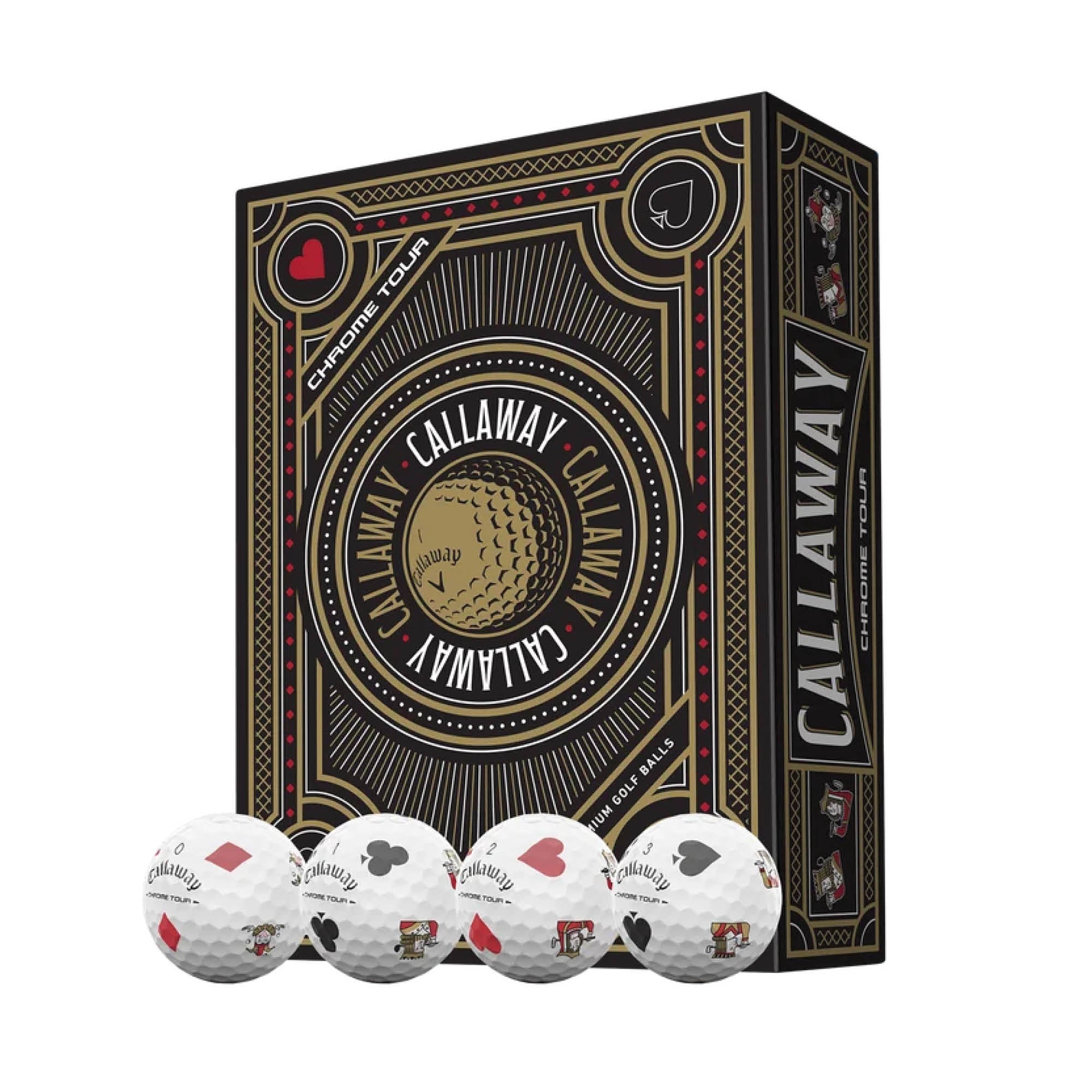 Callaway Chrome Tour Limited Edition Truvis Suits Golf Balls - White