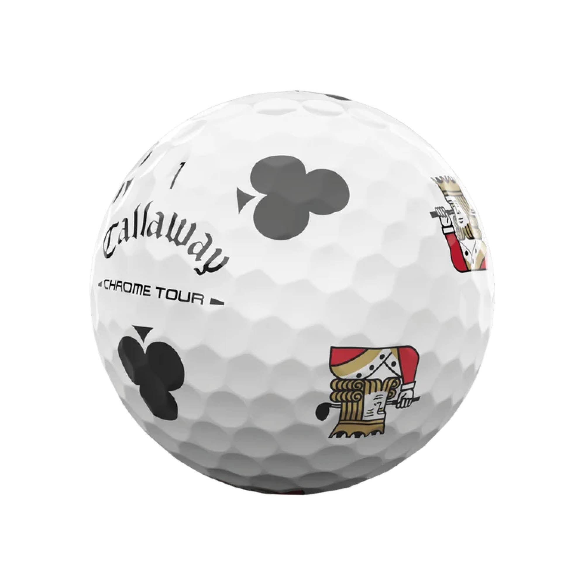 Callaway Chrome Tour Limited Edition Truvis Suits Golf Balls - White