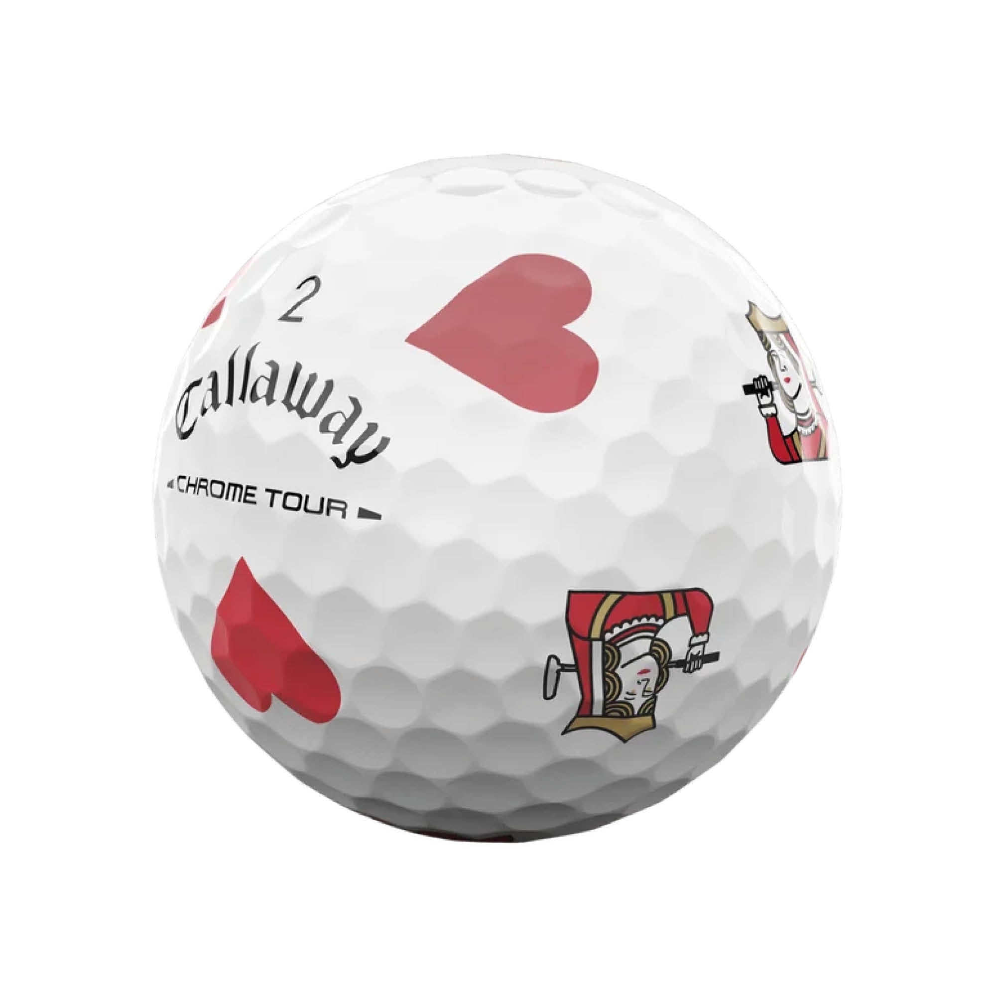 Callaway Chrome Tour Limited Edition Truvis Suits Golf Balls - White