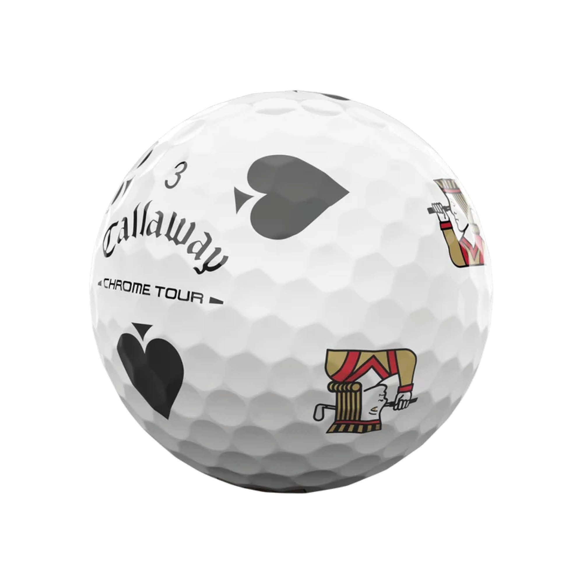Callaway Chrome Tour Limited Edition Truvis Suits Golf Balls - White