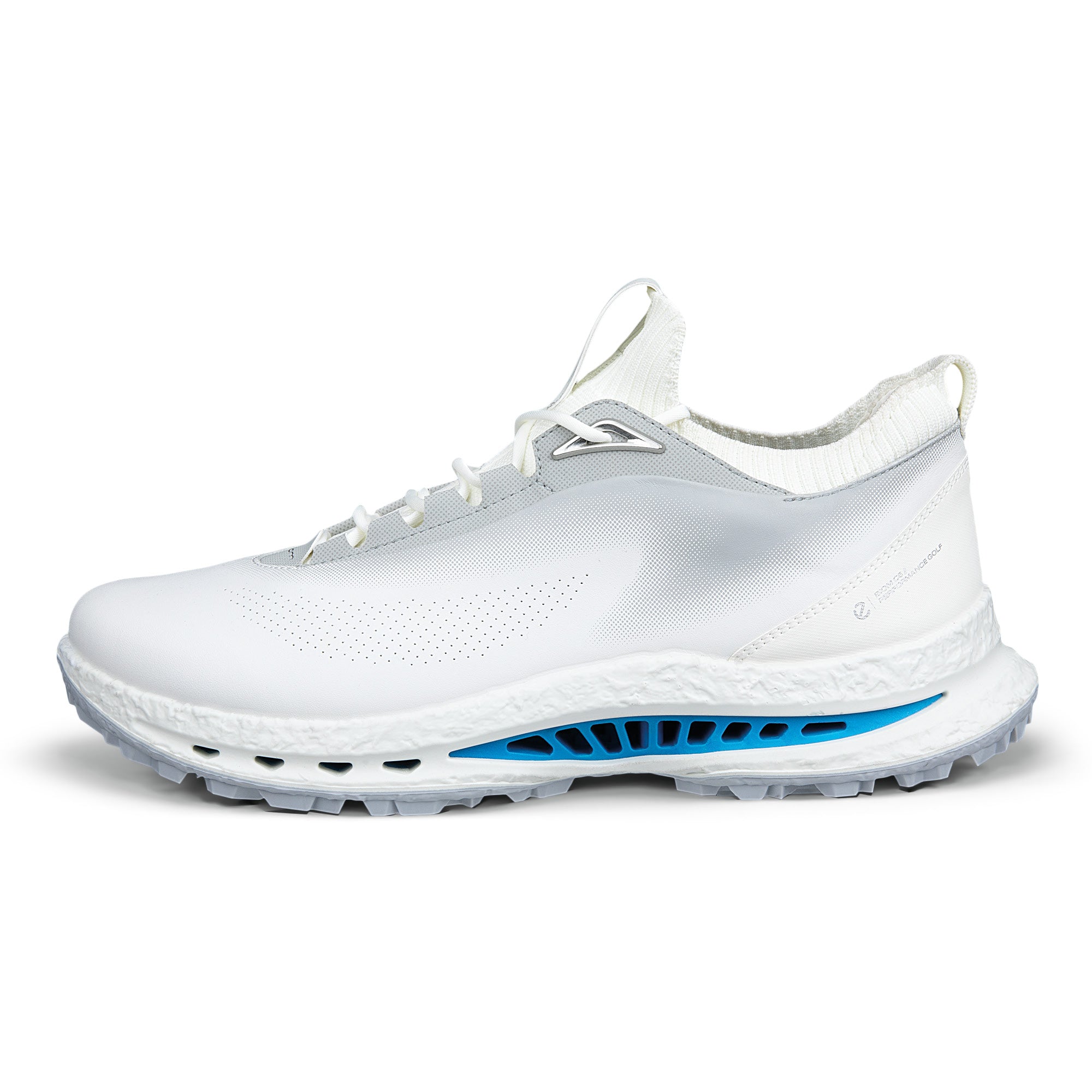 Ecco Biom C5 Lace Gore-Tex Golf Shoes - White & Concrete