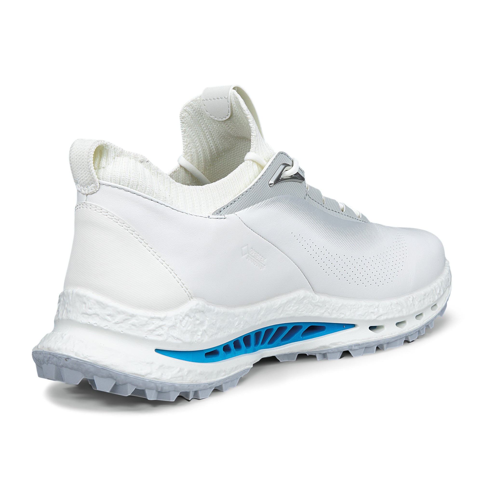 Ecco Biom C5 Lace Gore-Tex Golf Shoes - White & Concrete