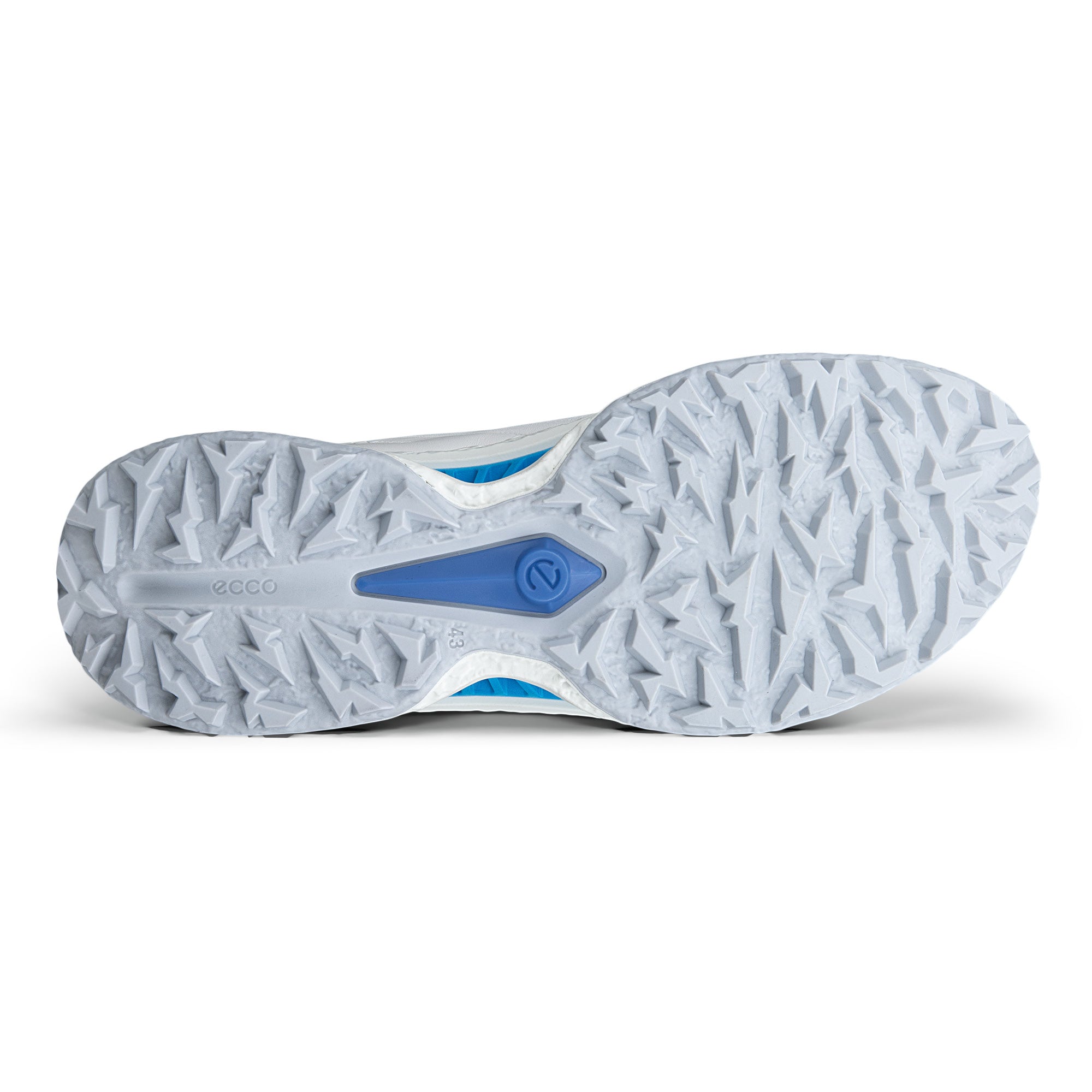 Ecco Biom C5 Lace Gore-Tex Golf Shoes - White & Concrete