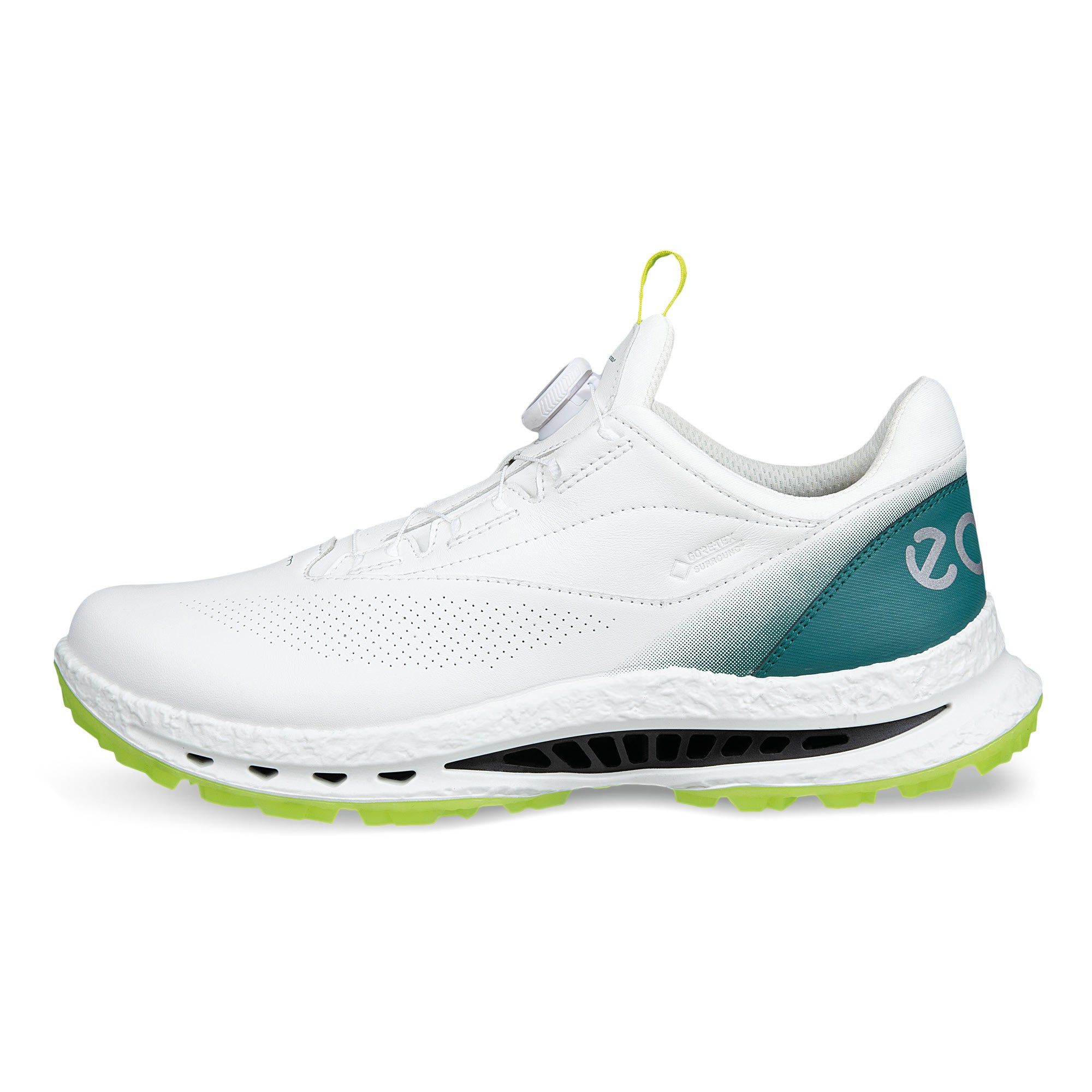 Ecco Biom C5 BOA Gore-Tex Golf Shoes - White & Baygreen