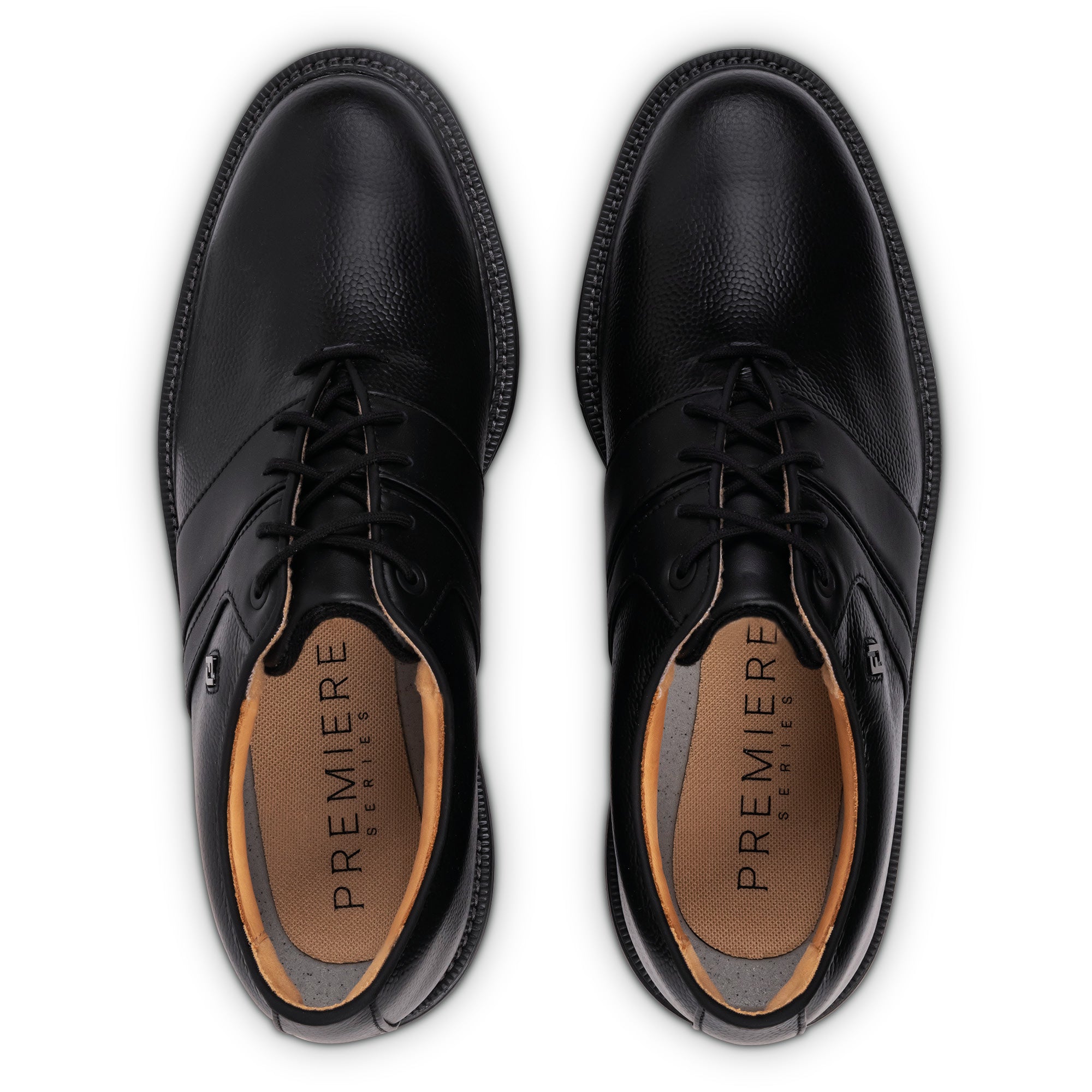 FootJoy Premiere Series Packard Golf Shoes - Black, Black & Dark Grey