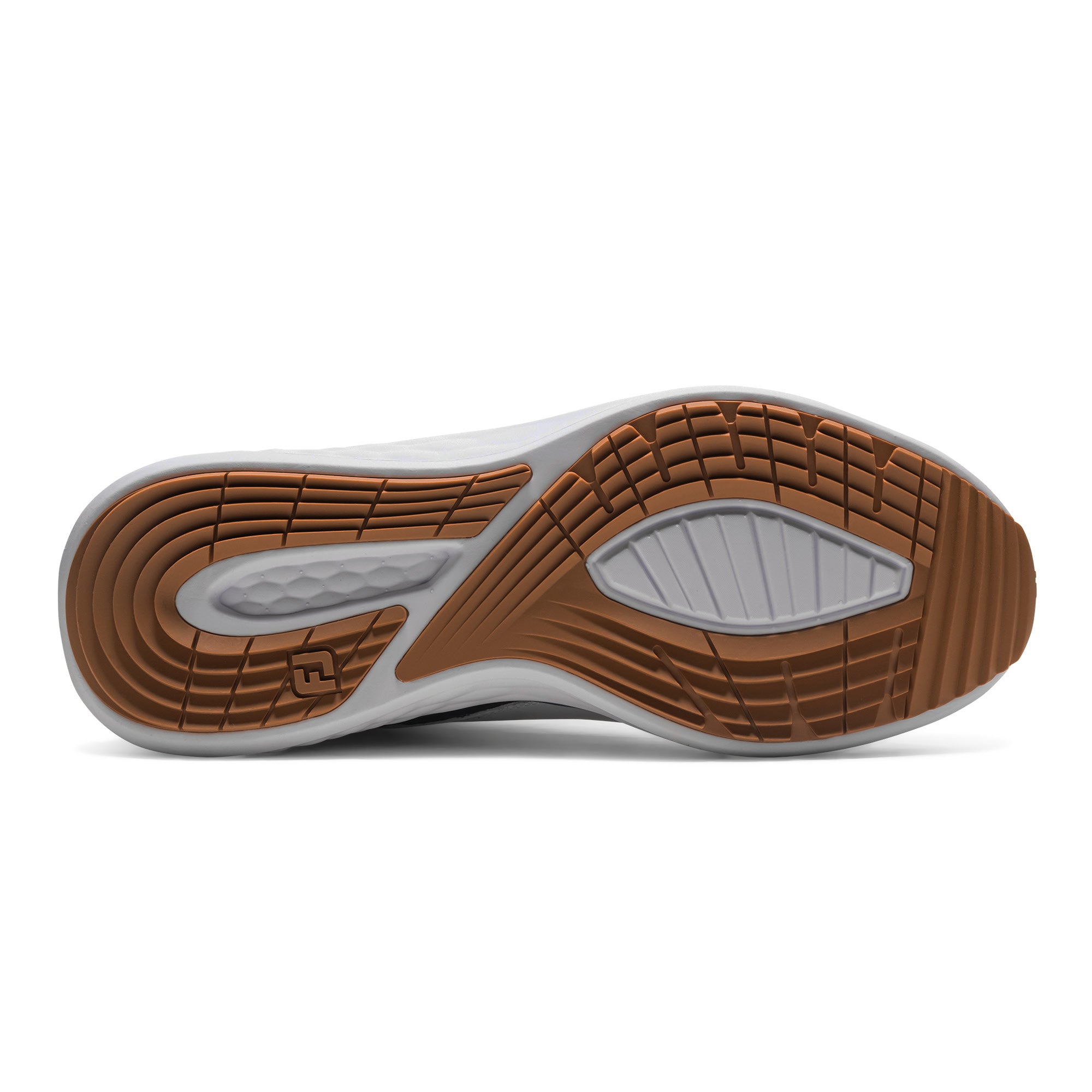 FootJoy Pulse Golf Shoes - White, Gum & Navy