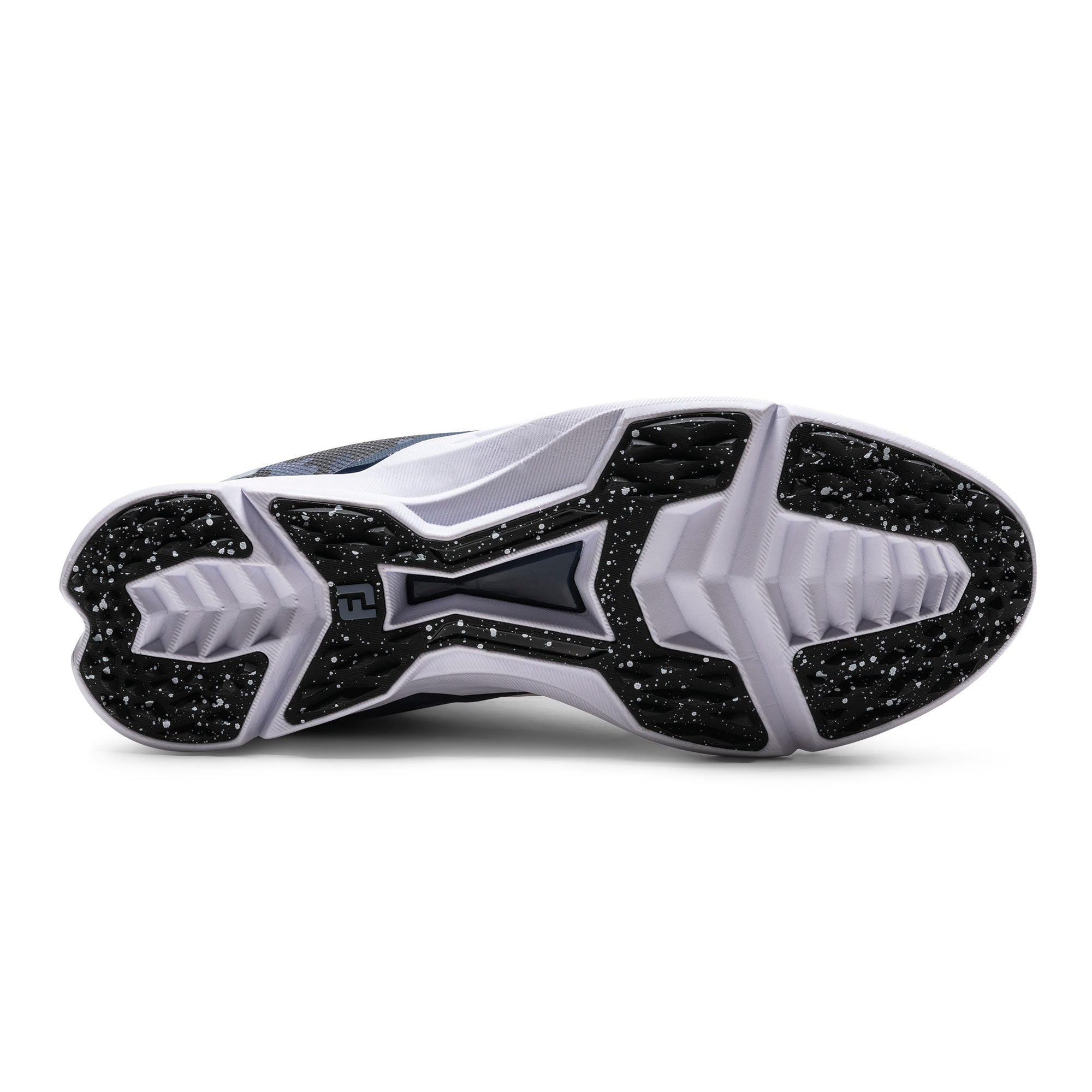 FootJoy Fuel Spikeless Golf Shoes - White, Navy & Silver