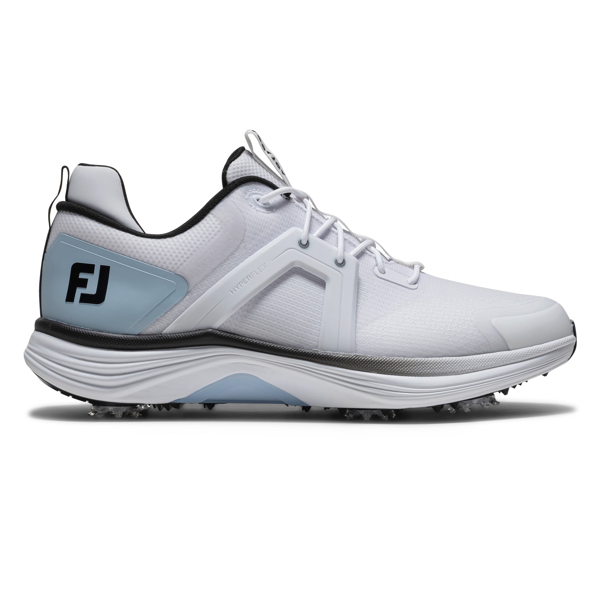 FootJoy Hyperflex Golf Shoes - White, Blue & Black