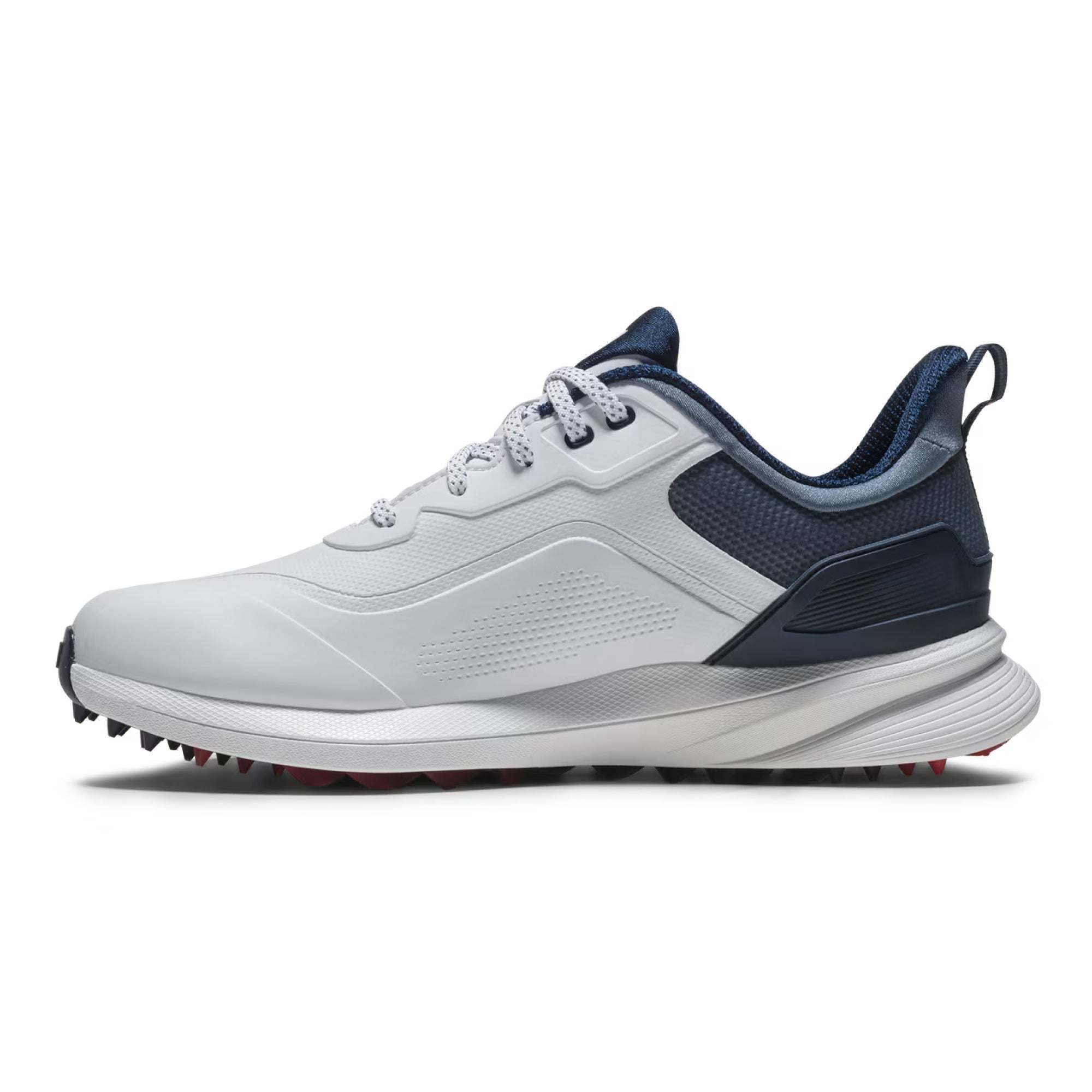 FootJoy Pro/SL Spikeless Golf Shoes - White, Blue & Red