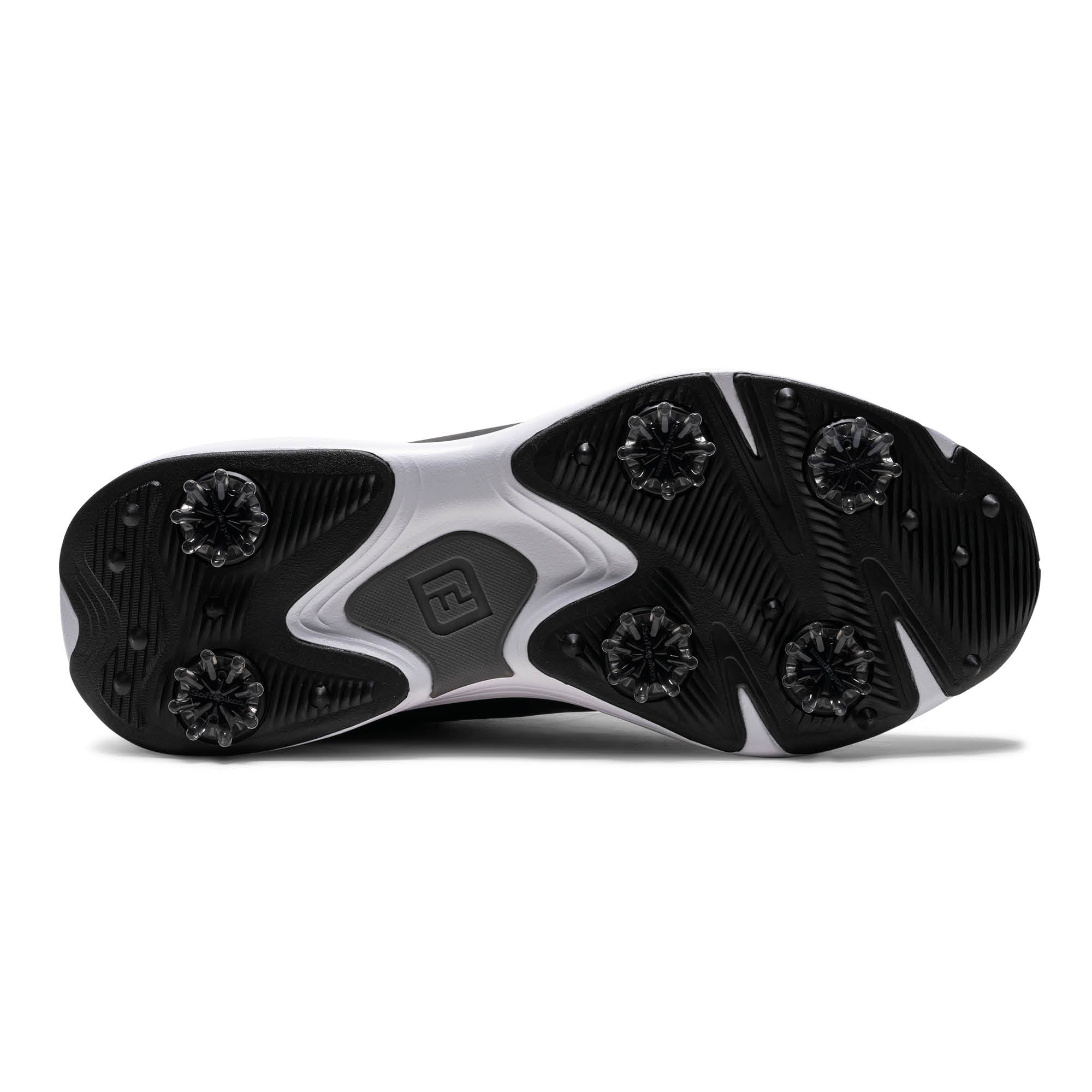 FootJoy Qualifier Spiked Golf Shoes - Black & Grey