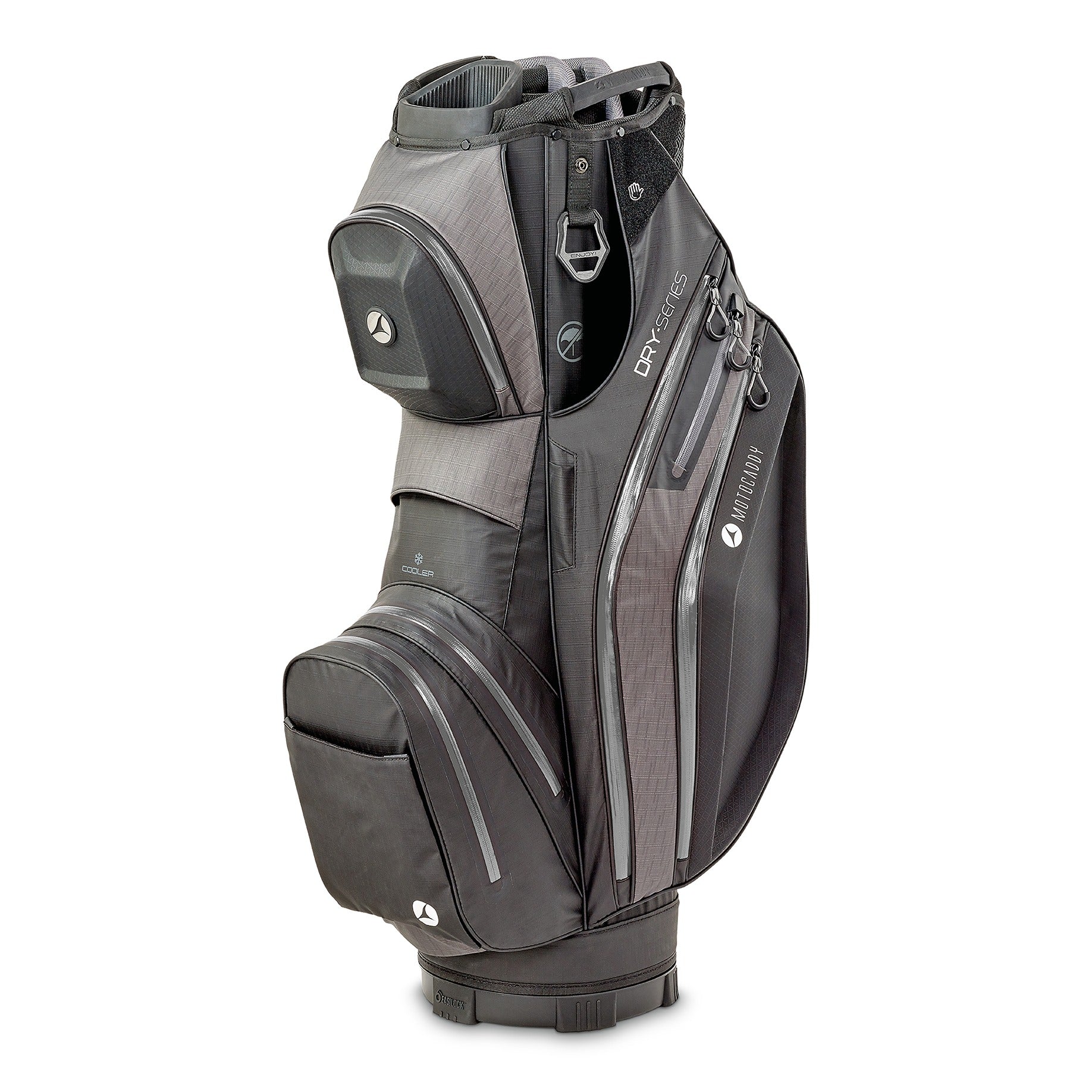 Motocaddy Dry Series Golf Cart Bag - Black & Charcoal
