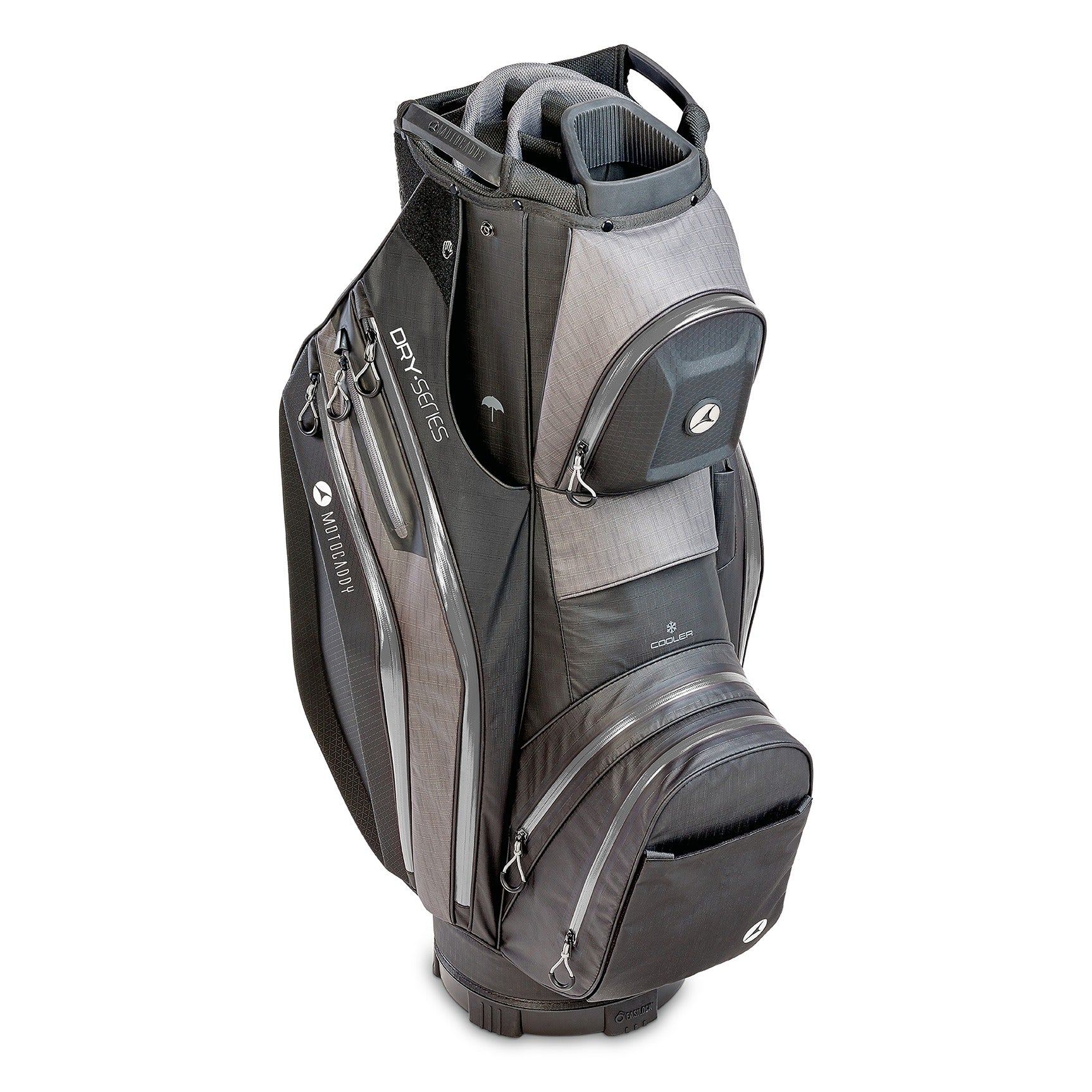Motocaddy Dry Series Golf Cart Bag - Black & Charcoal