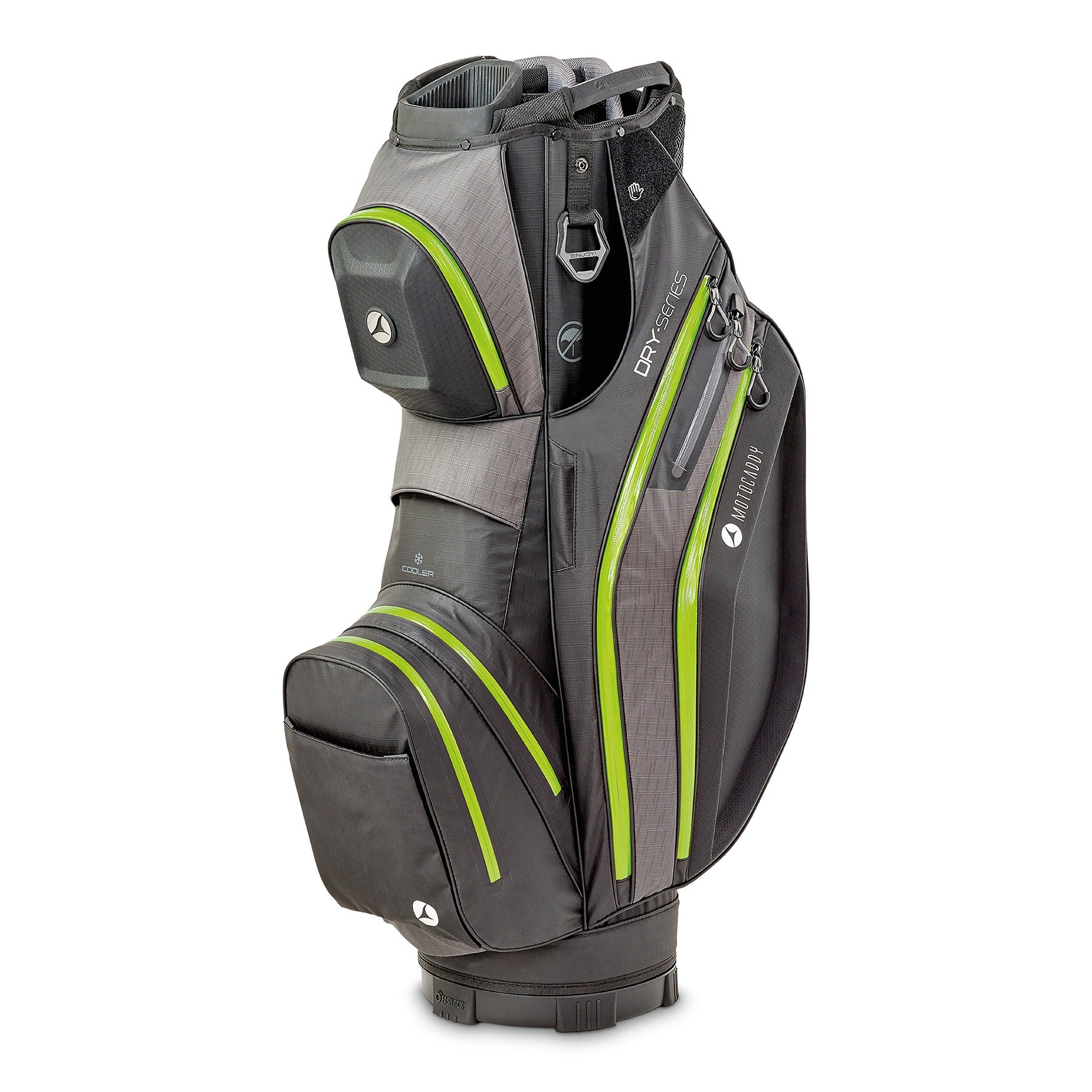 Motocaddy Dry Series Golf Cart Bag - Black & Lime