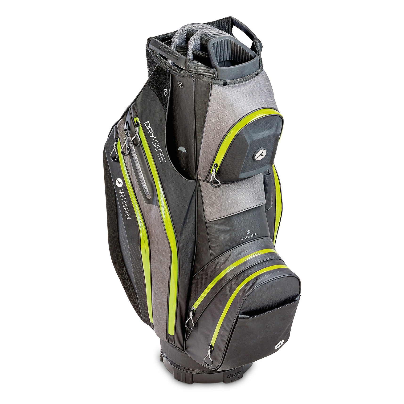 Motocaddy Dry Series Golf Cart Bag - Black & Lime