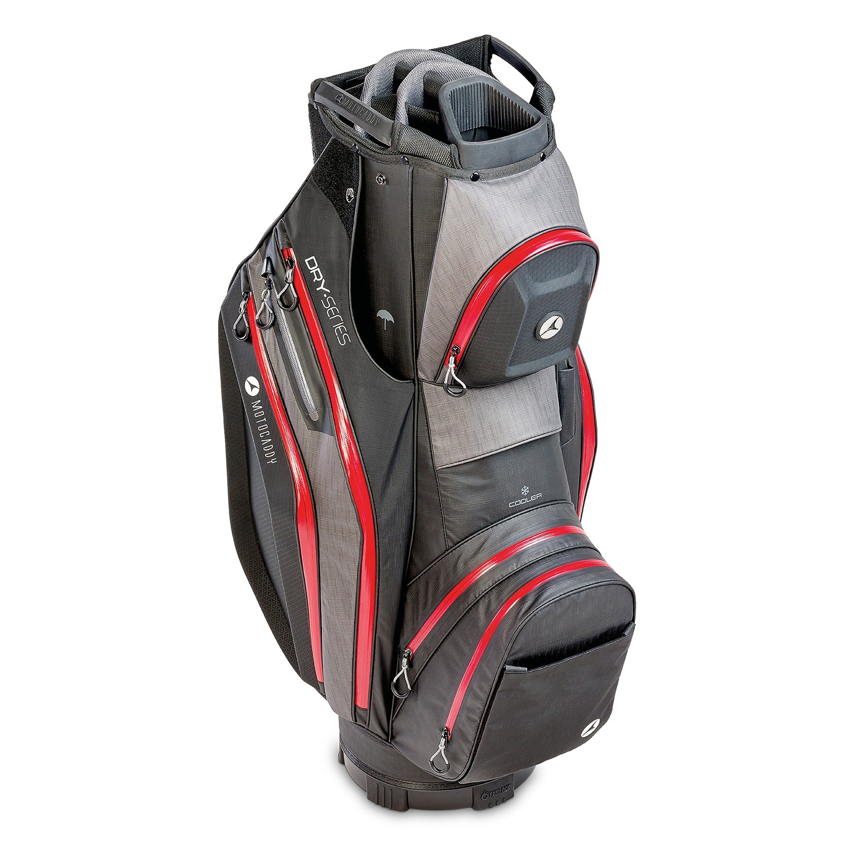 Motocaddy Dry Series Golf Cart Bag - Black & Red