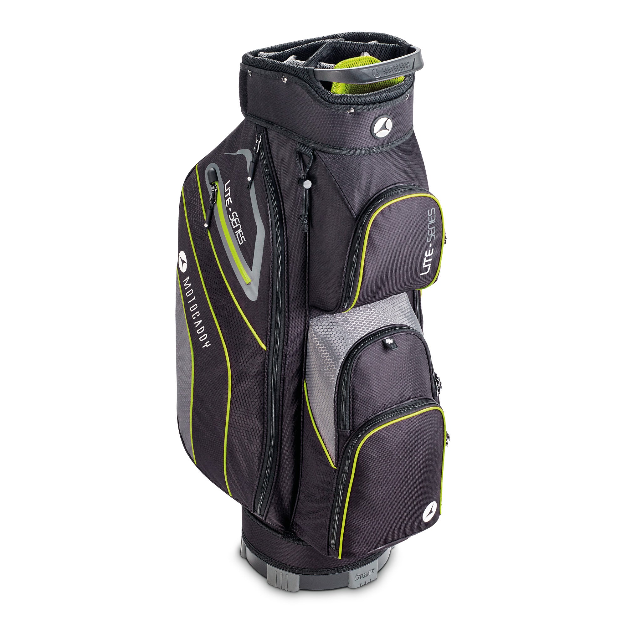 Motocaddy Lite Series Golf Cart Bag - Black & Lime