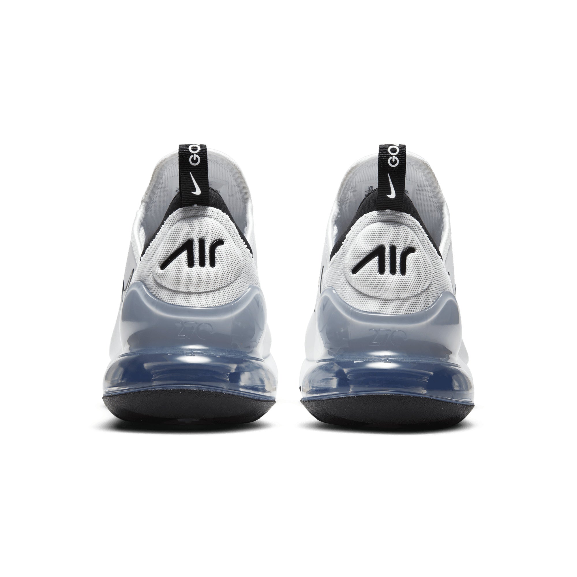 Nike Air Max 270 G Golf Shoes - White, Pure Platinum & Black