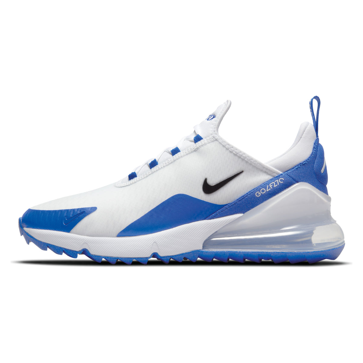 Nike Air Max 270 G Golf Shoes - White, Black & Racer Blue