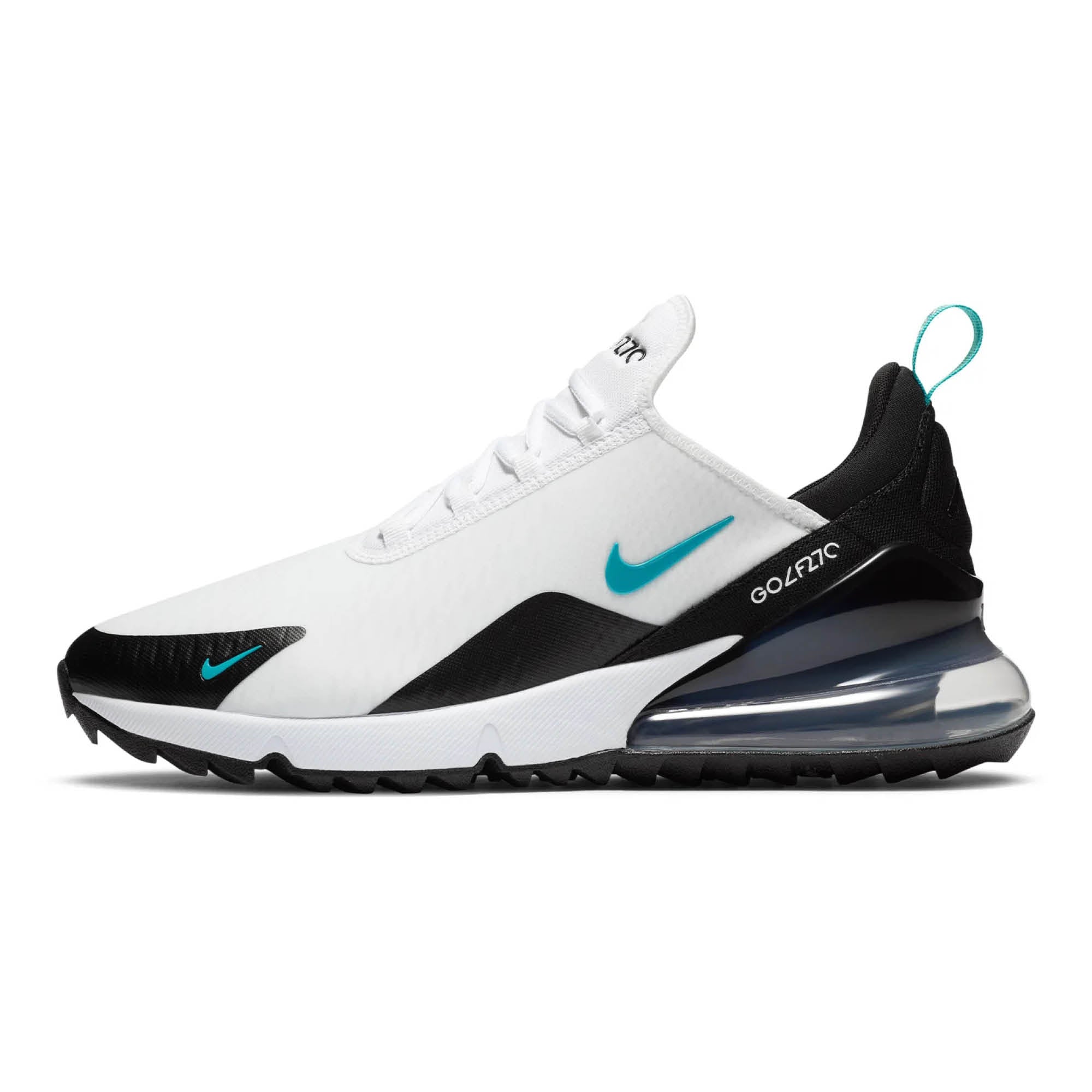 Nike Air Max 270 G Golf Shoes - White, Dusty Cactus & Black