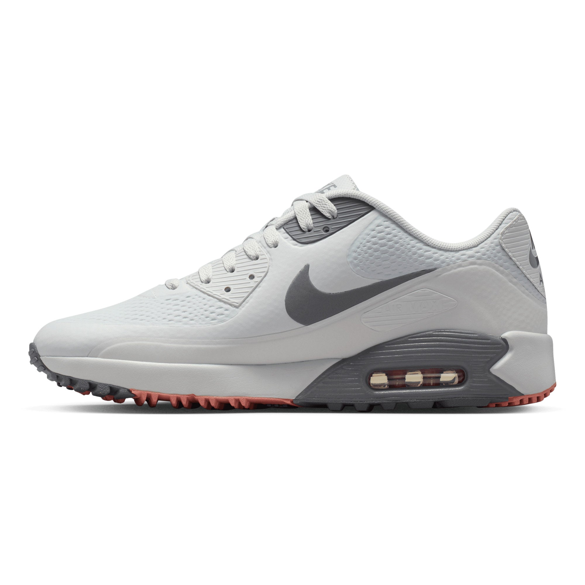 Nike Air Max 90 G Golf Shoe - White, Volt & Bright Spruce