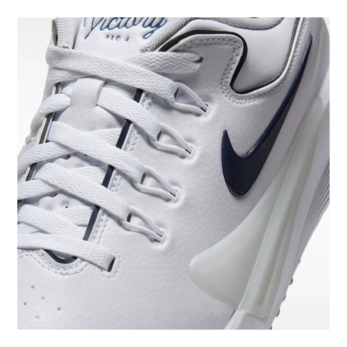 Nike Victory Pro 4 Golf Shoes - White & Midnight Navy