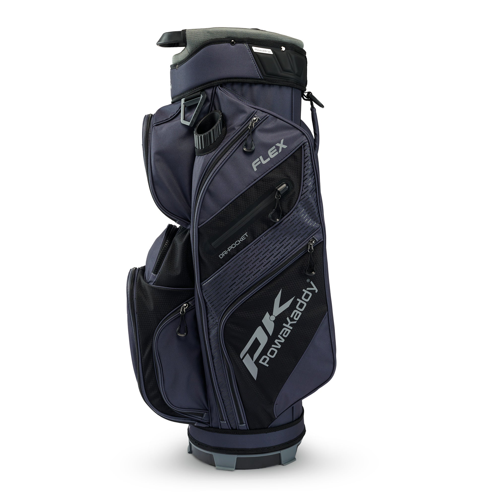 Powakaddy Flex Golf Cart Bag - Grey & Black