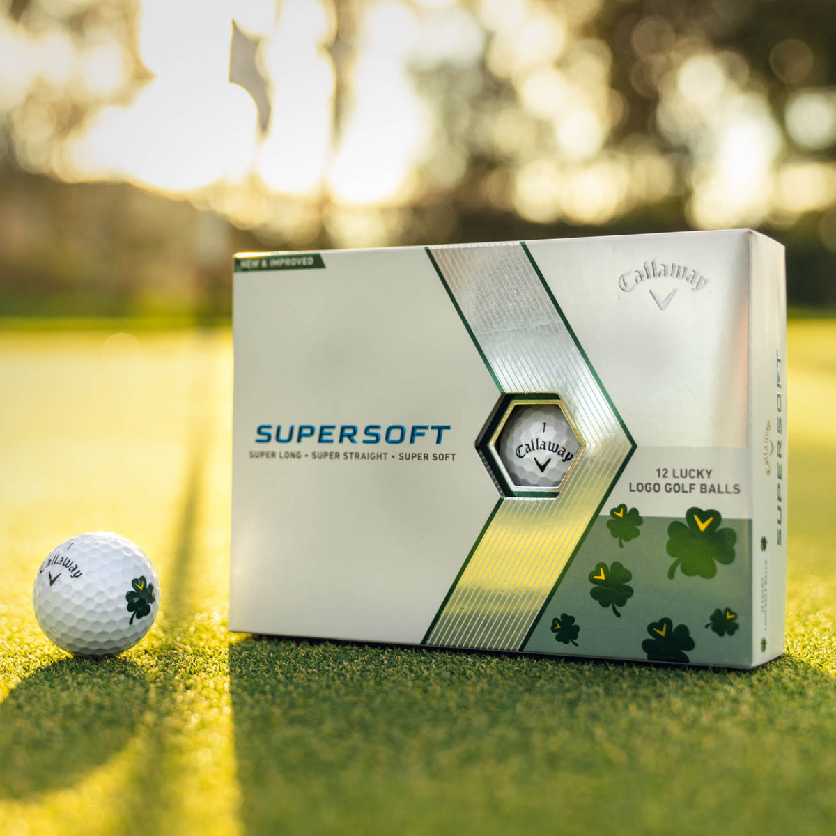 Callaway Supersoft Golf Balls - Lucky Logo Edition - 12 Pack