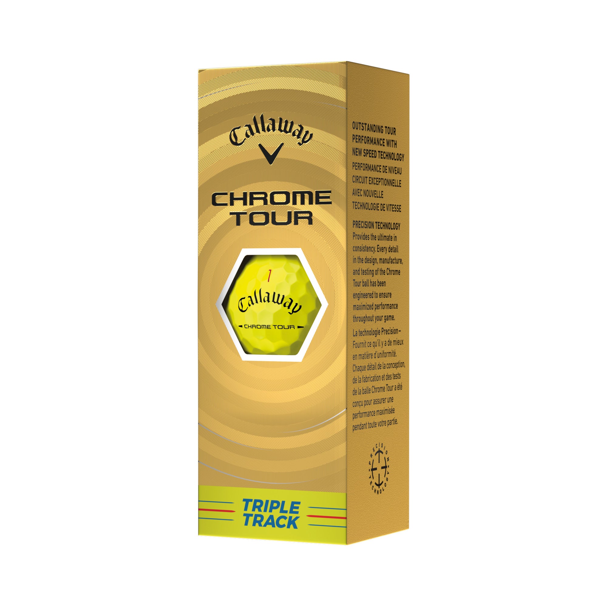 Callaway Chrome Tour Triple Track Golf Balls 2026 - Yellow