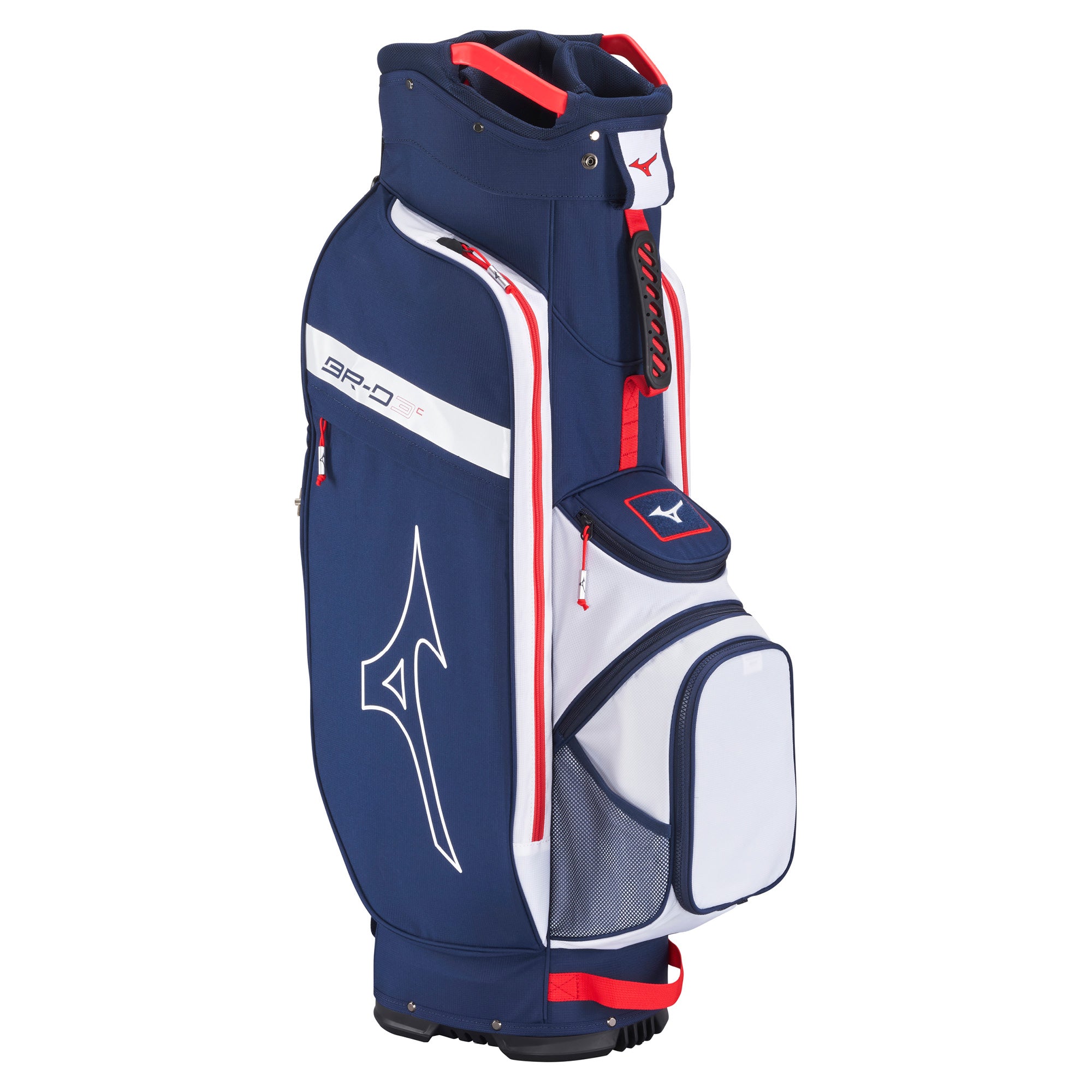 Mizuno BR-D3 Cart Bag - Navy & Red