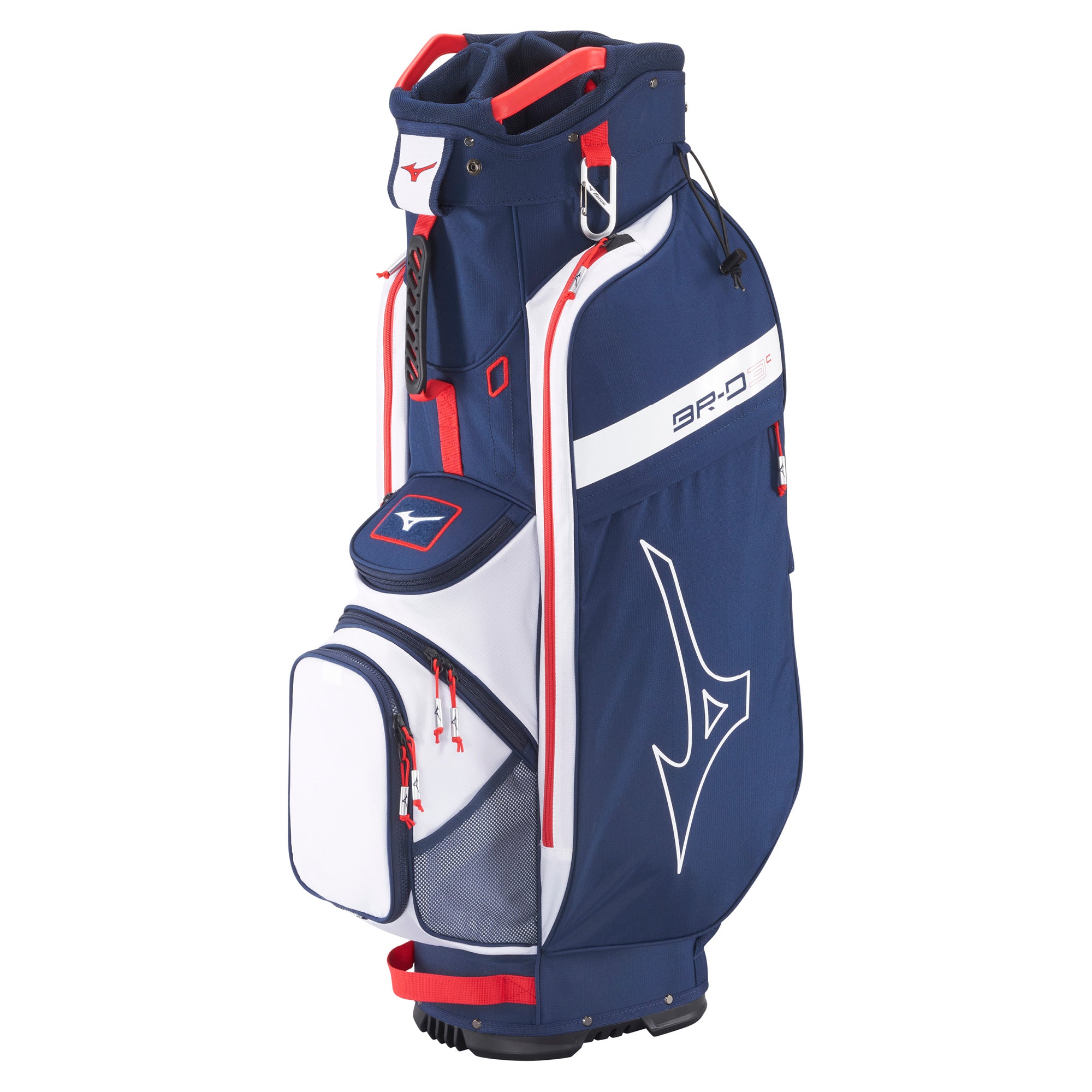 Mizuno BR-D3 Cart Bag - Navy & Red