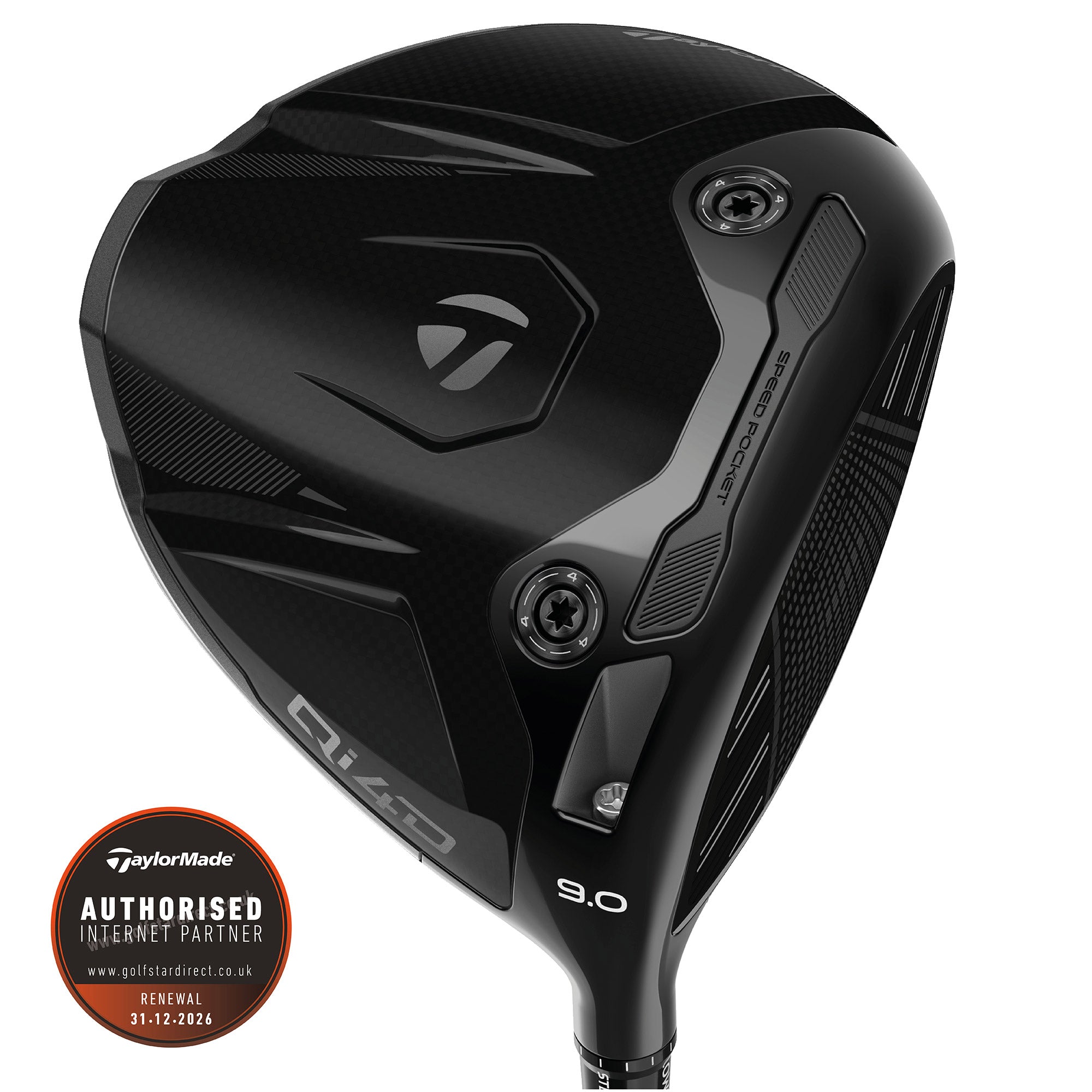 TaylorMade Limited Edition Qi4D Shadowfall Golf Driver - Right Handed