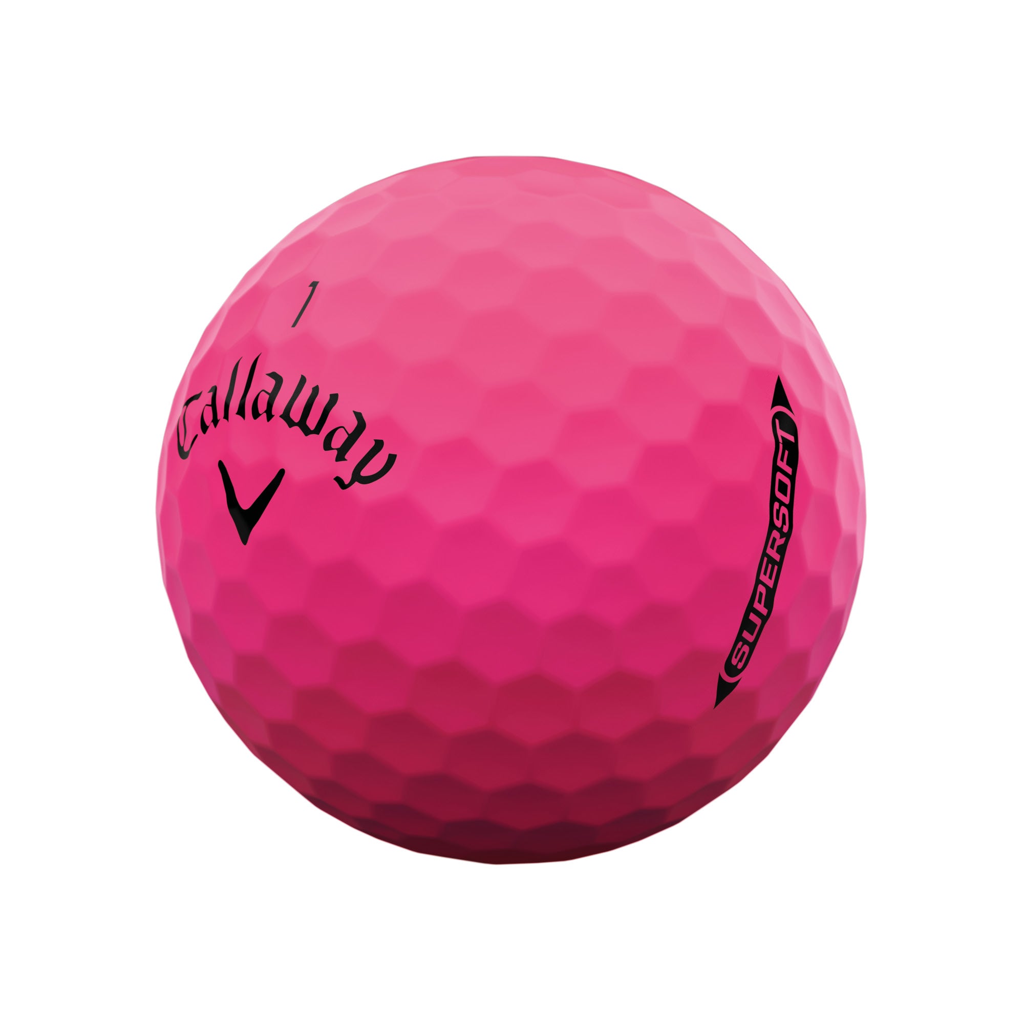 Callaway Supersoft Matte Golf Balls - Pink