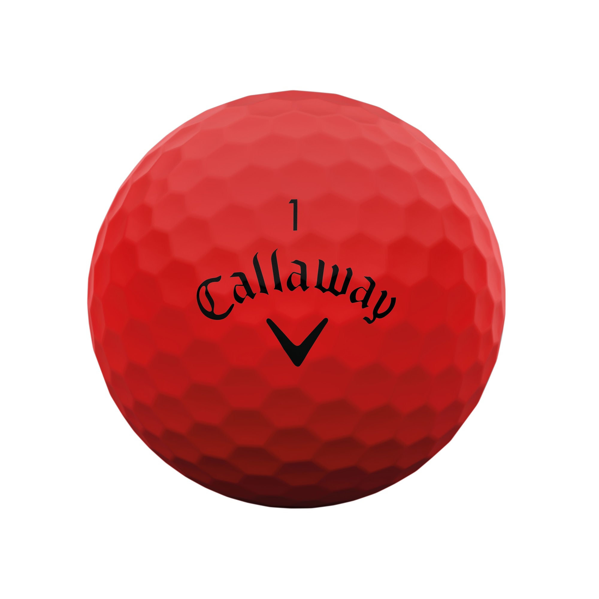 Callaway Supersoft Matte Golf Balls - Red