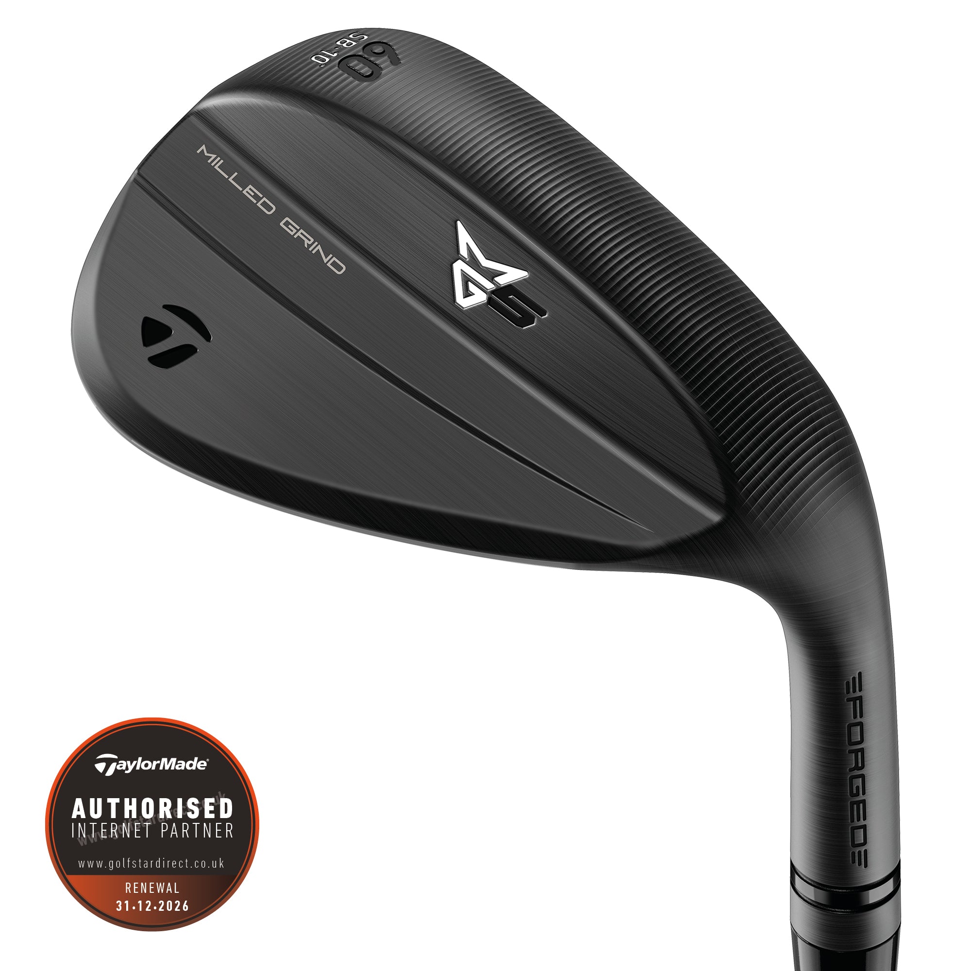 TaylorMade Milled Grind 5 Wedges (Black) - RIGHT HANDED