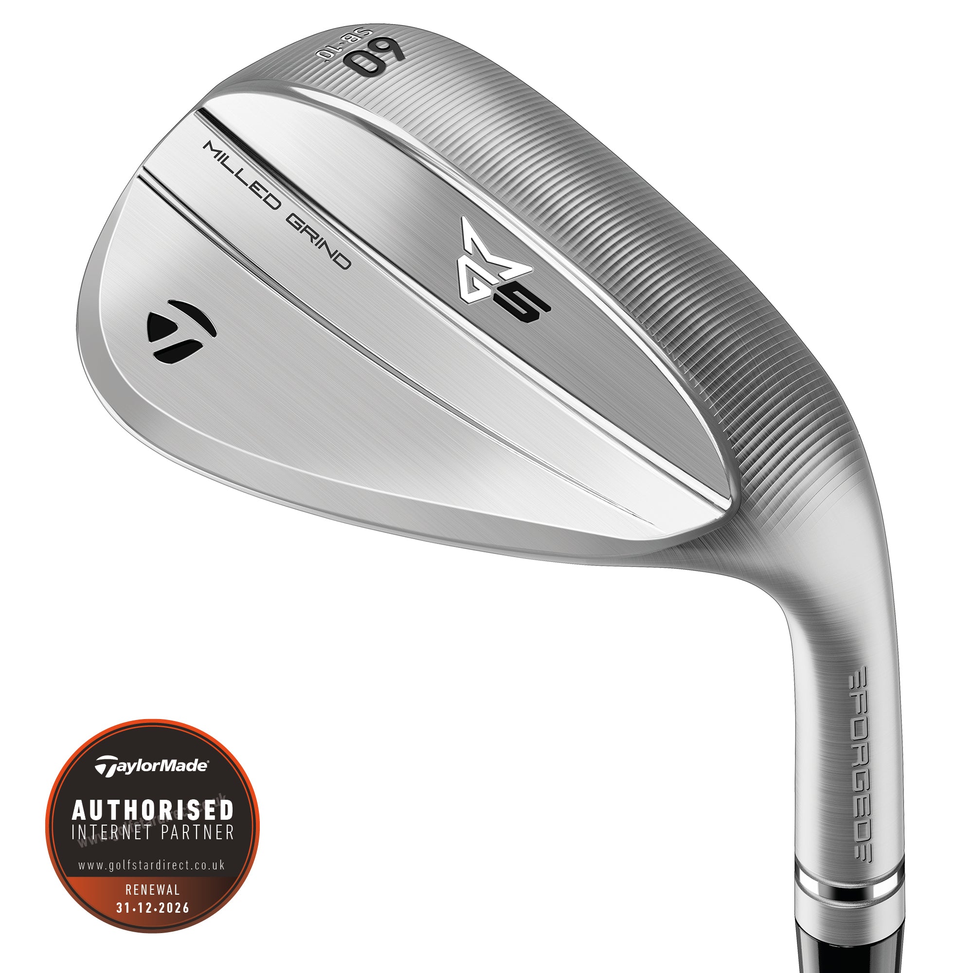 TaylorMade Milled Grind 5 Wedges (Chrome) - RIGHT HANDED
