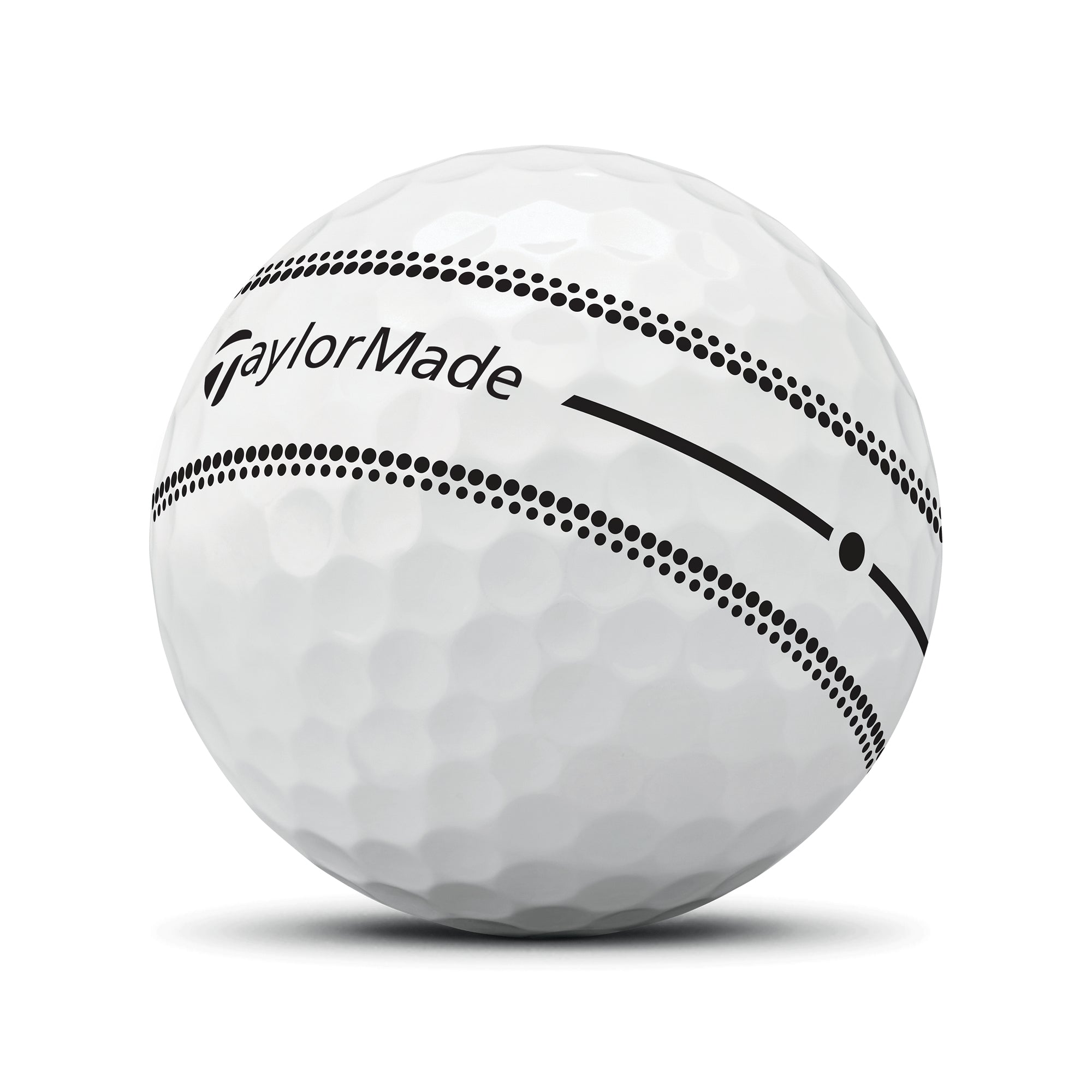 TaylorMade TP5 Stripe Golf Balls - White