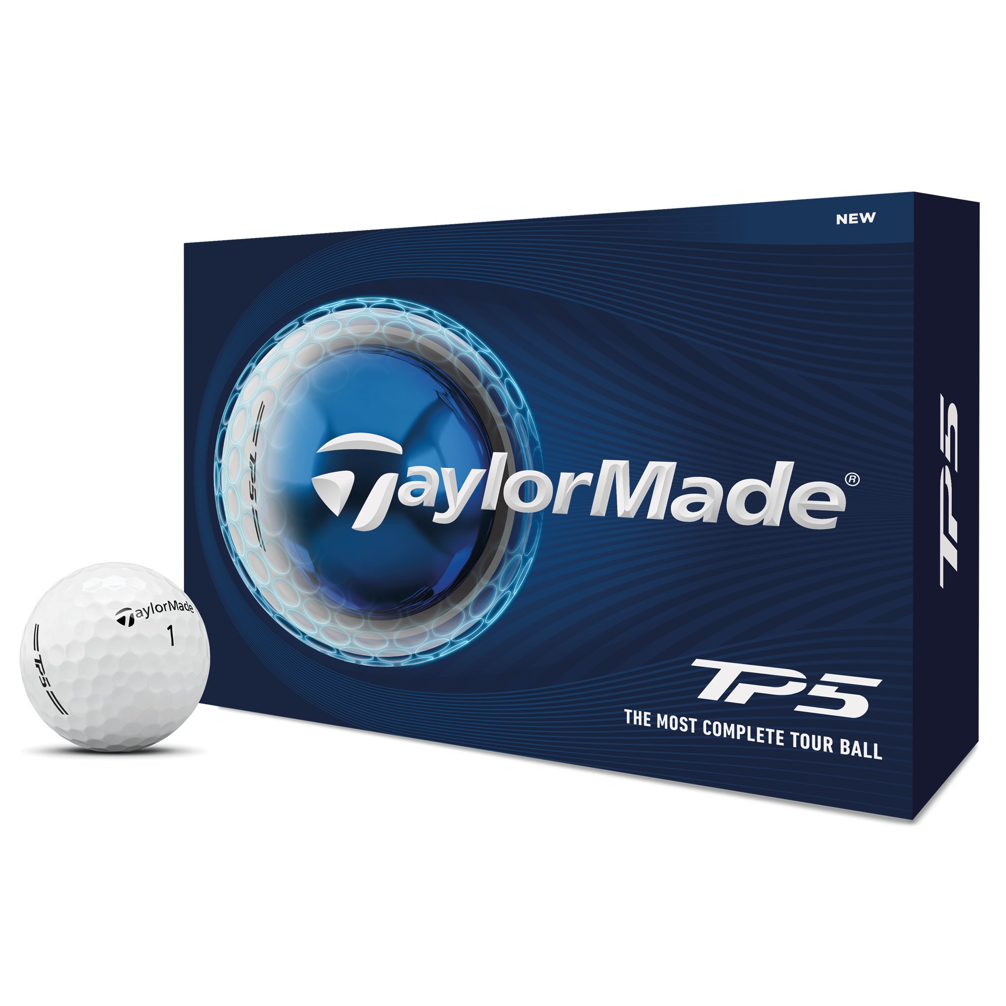 TaylorMade TP5 Golf Balls - White