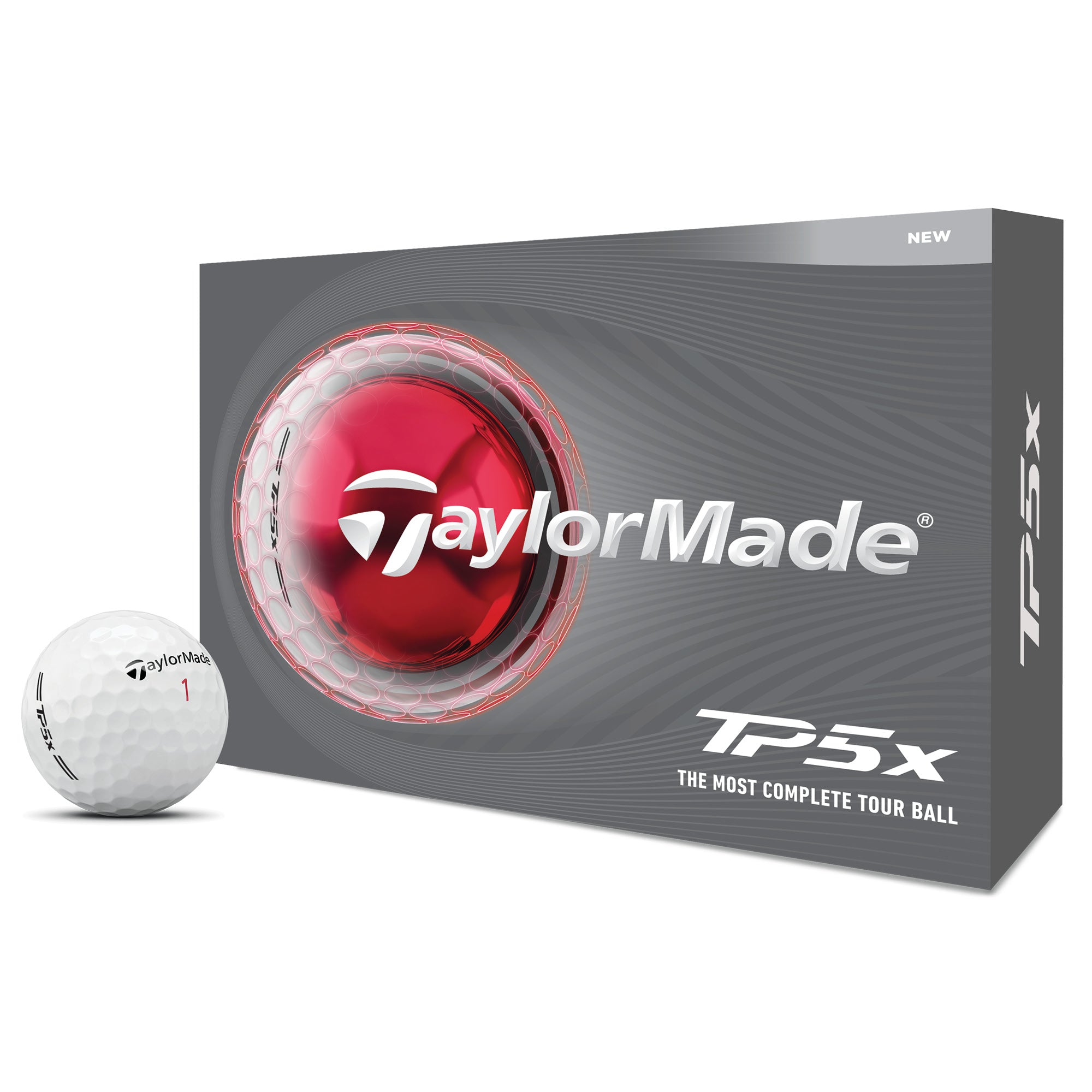 TaylorMade TP5x Golf Balls - White