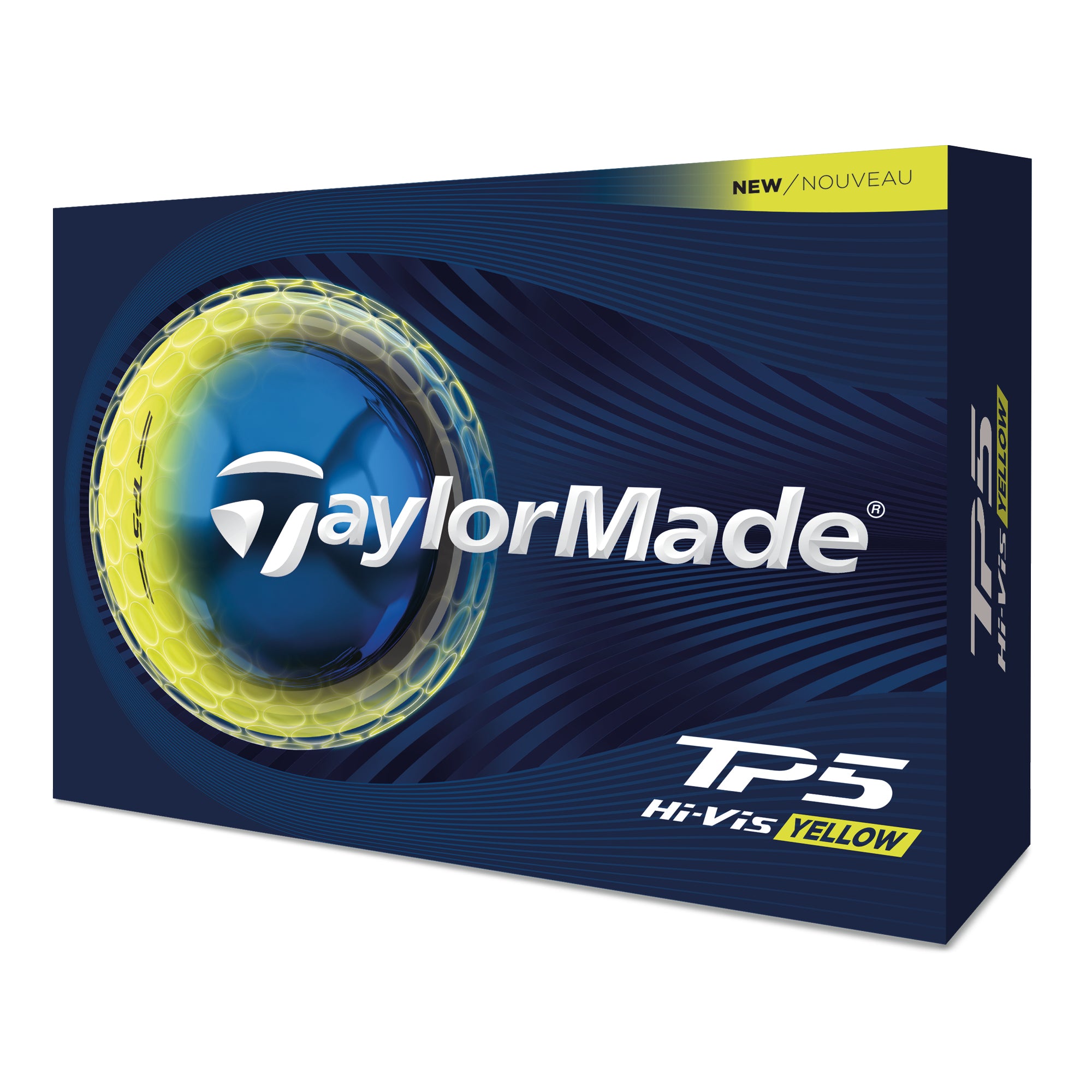 TaylorMade TP5 Golf Balls - Yellow