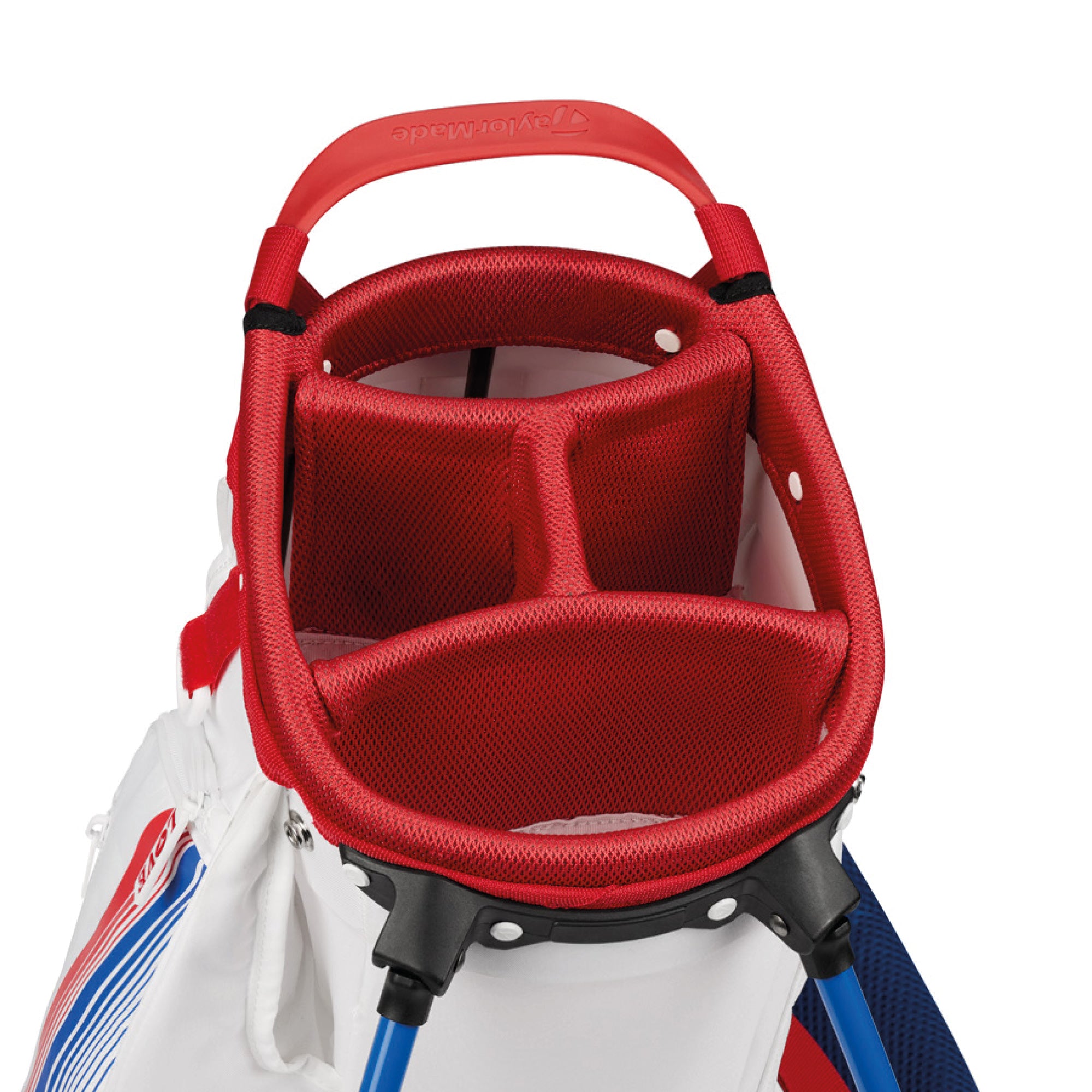 TaylorMade Limited Edition Professional Championship Flextech Stand Bag - White & Red