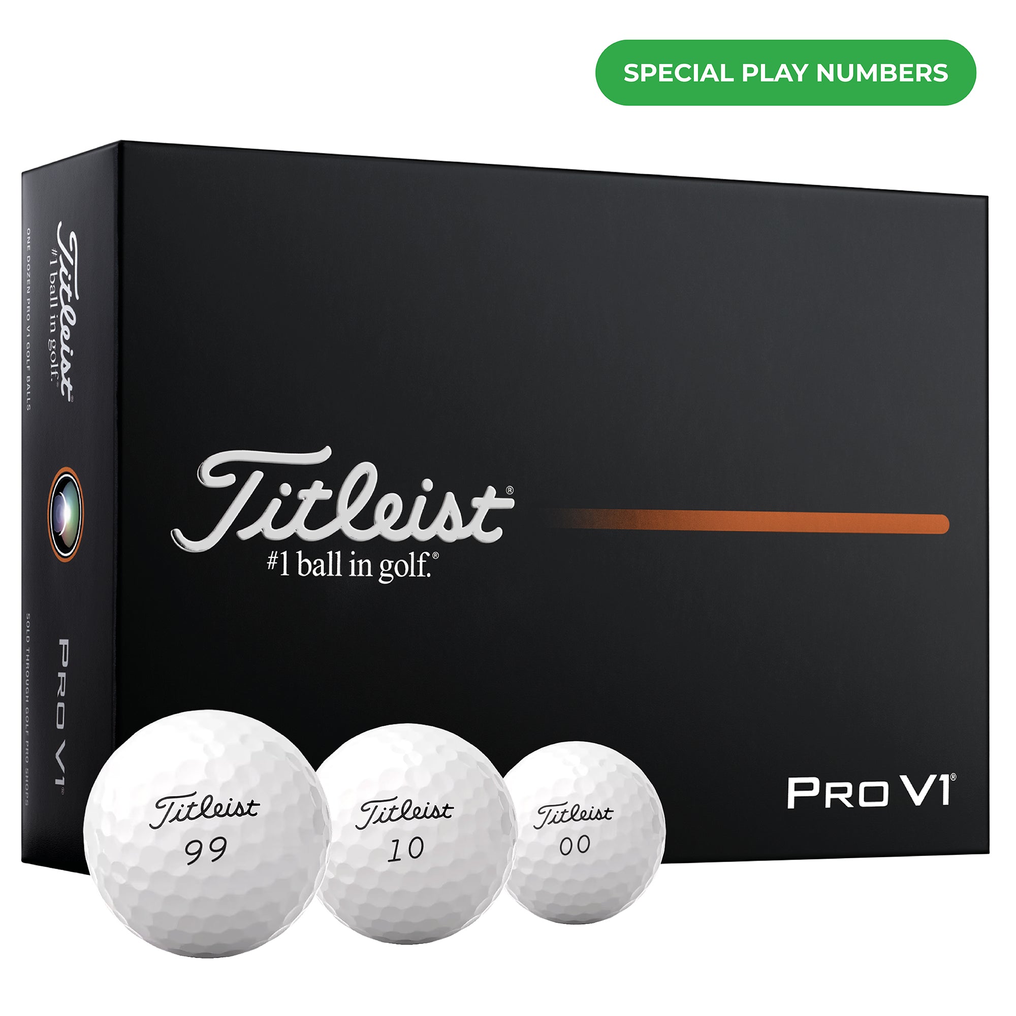 Titleist Pro V1 Golf Balls - Special Play Numbers
