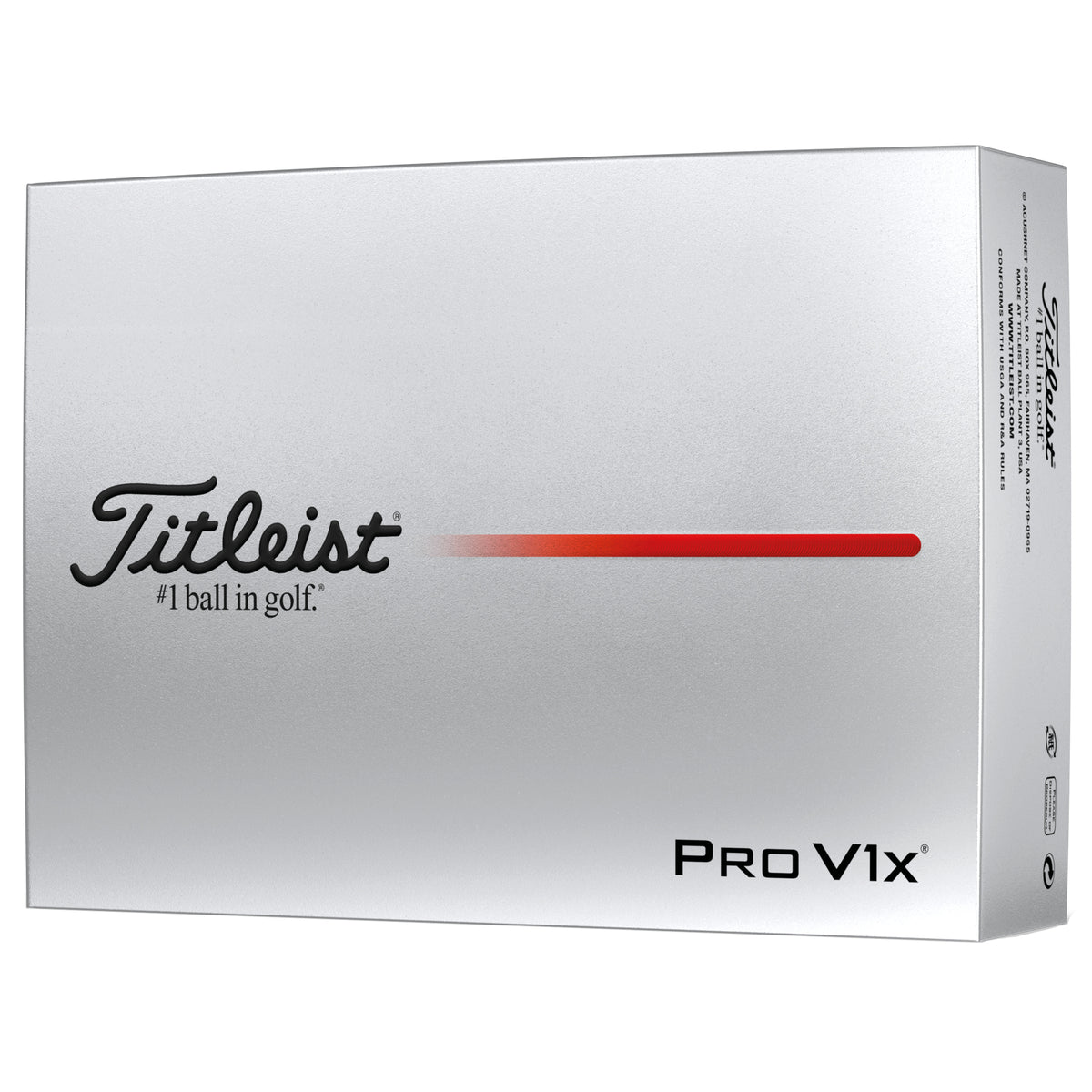 Titleist Pro V1x Golf Balls - White - 12 Ball Pack
