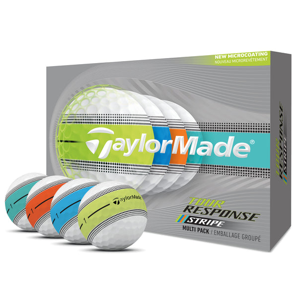TaylorMade Tour Response Stripe 2箱セット TaylorMade Tour Response Stripe Golf Balls - Multi Colour