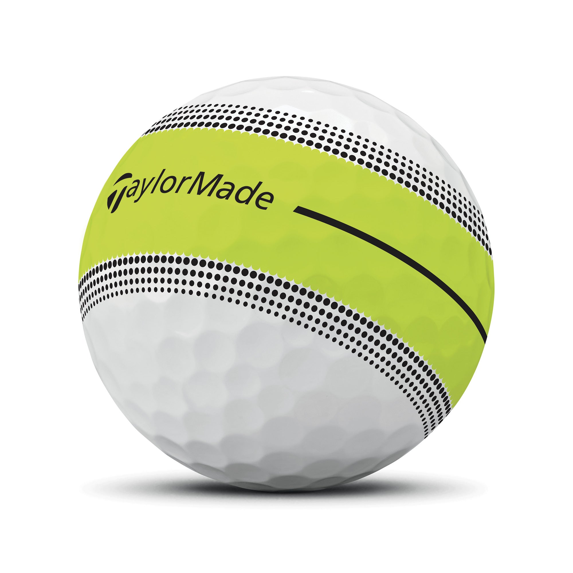 TaylorMade Tour Response Stripe Golf Balls - Yellow